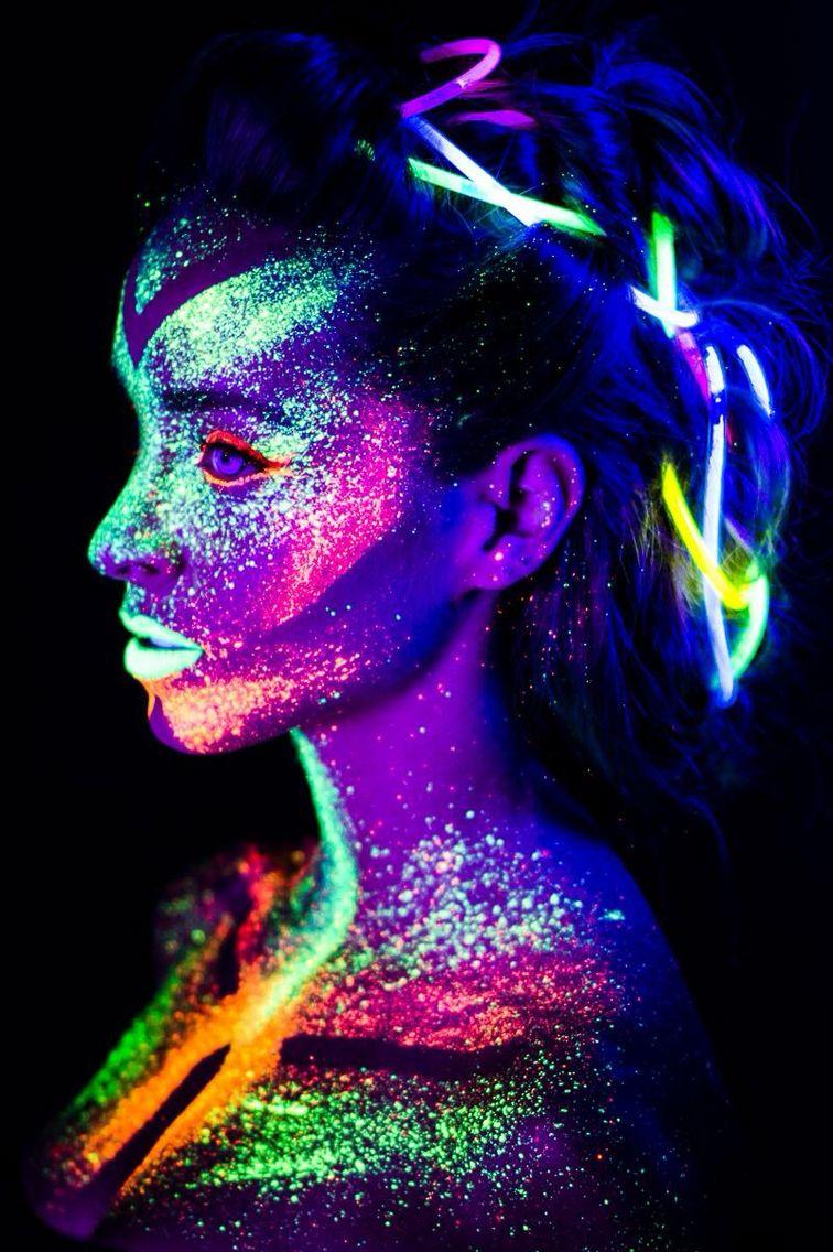Neon Makeup Black Light Wallpapers - Wallpaper Cave