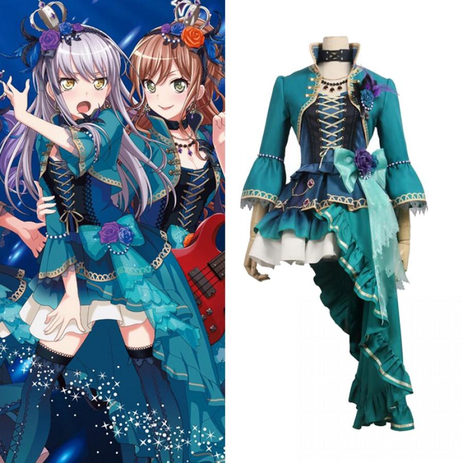BanG Dream! Roselia Minato Yukina Cosplay Costume