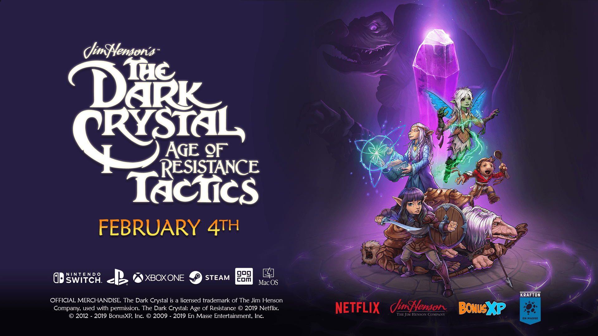 The Dark Crystal: Age of Resistance Tactics Launching