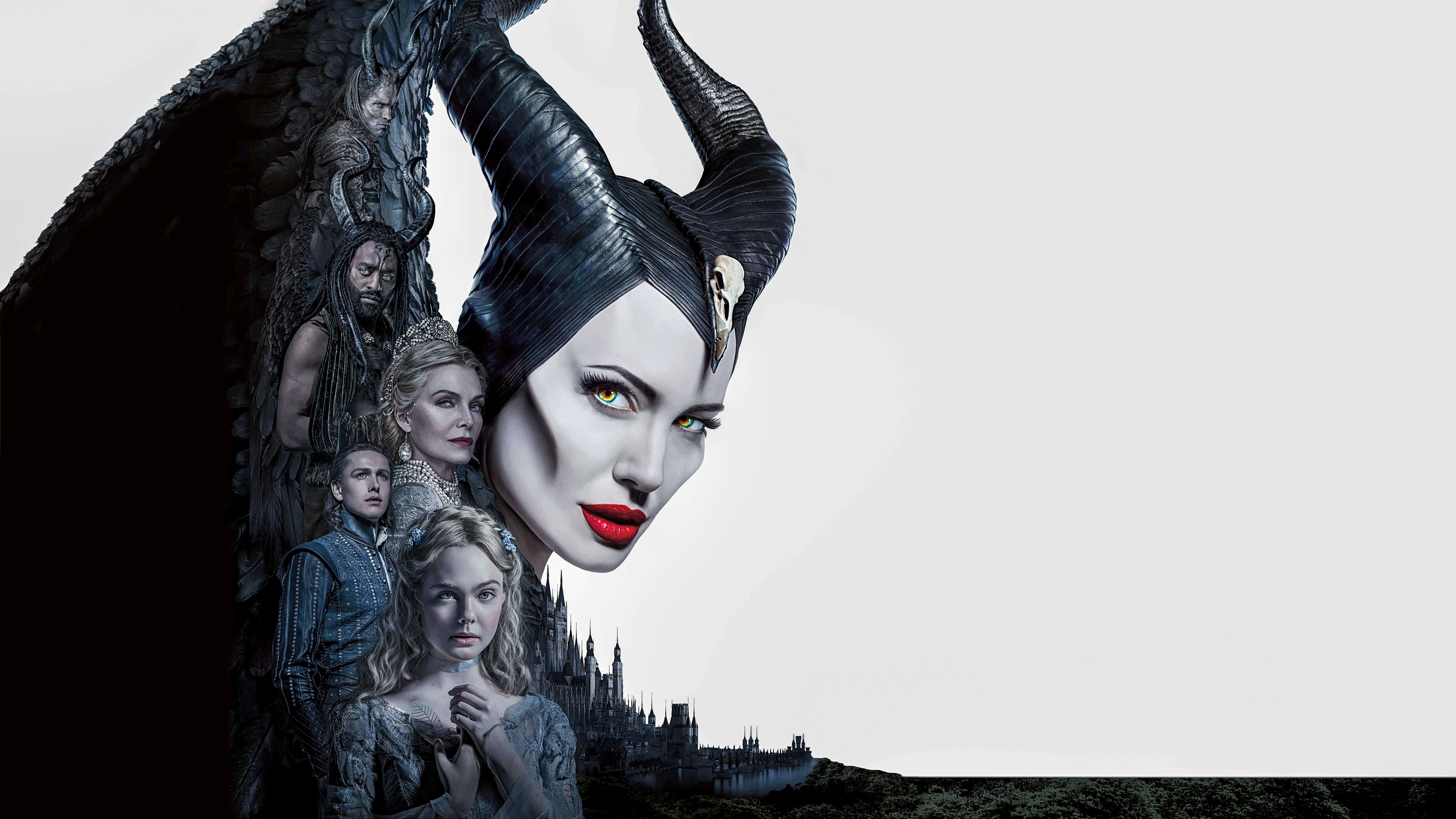 Maleficent Mistress of Evil 4K Wallpaper. HD Wallpaper