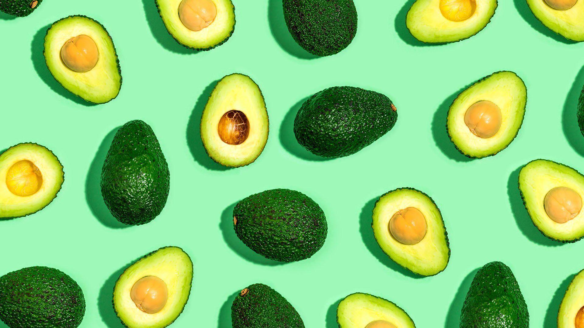 Two Cute Avocados Illustration For Wallpaper Or Background Wallpaper Image  For Free Download  Pngtree