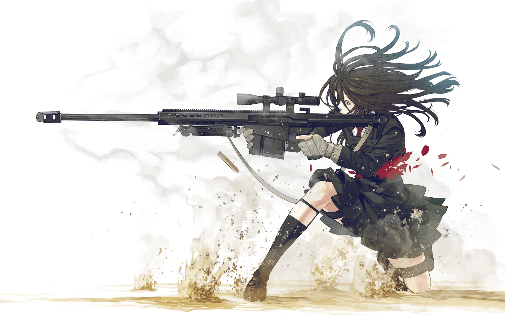 Anime With Guns Wallpapers Wallpaper Cave