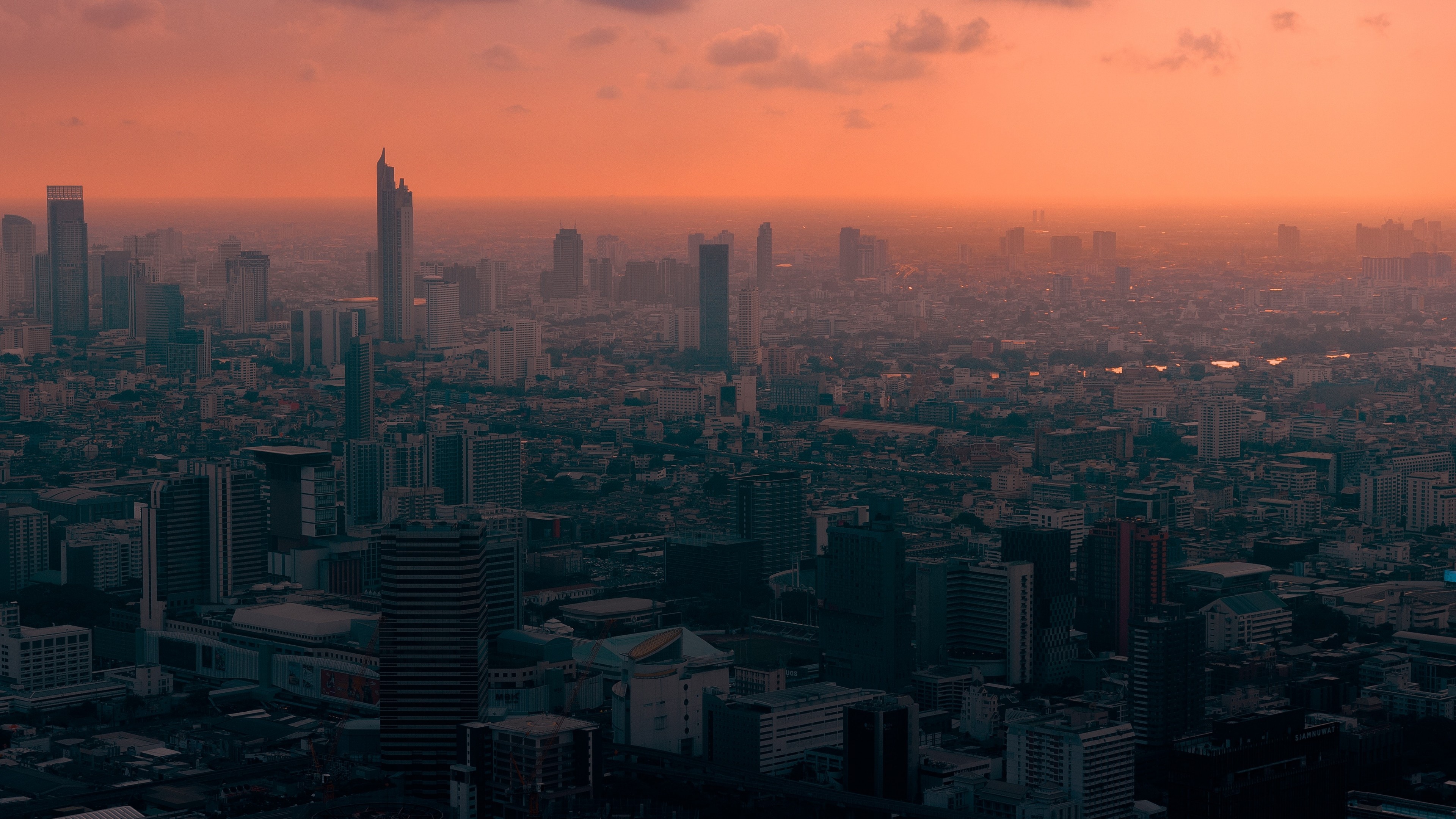 Download 3840x2160 Thailand, Bangkok, Sunset, Cityscape