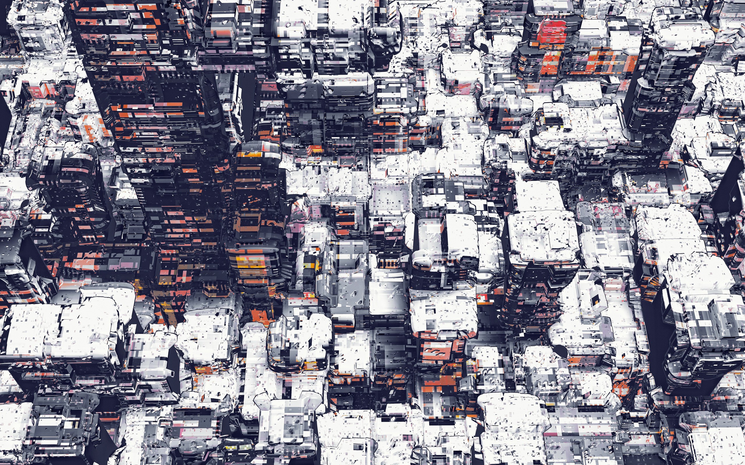 Architecture, Digital Art, Cityscape, Aerial View wallpaper