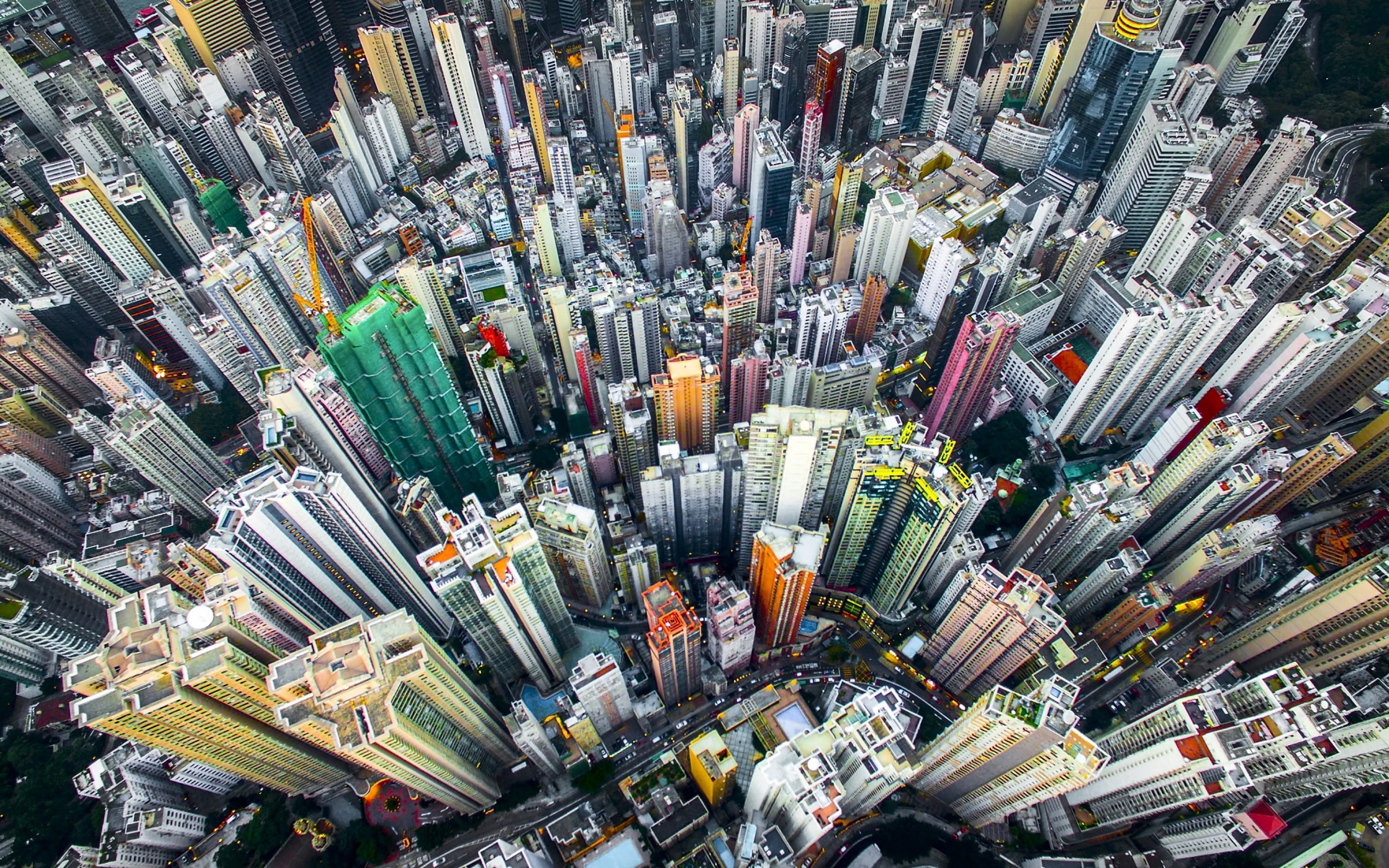 Cityscape Aerial View Macbook Pro Retina HD 4k