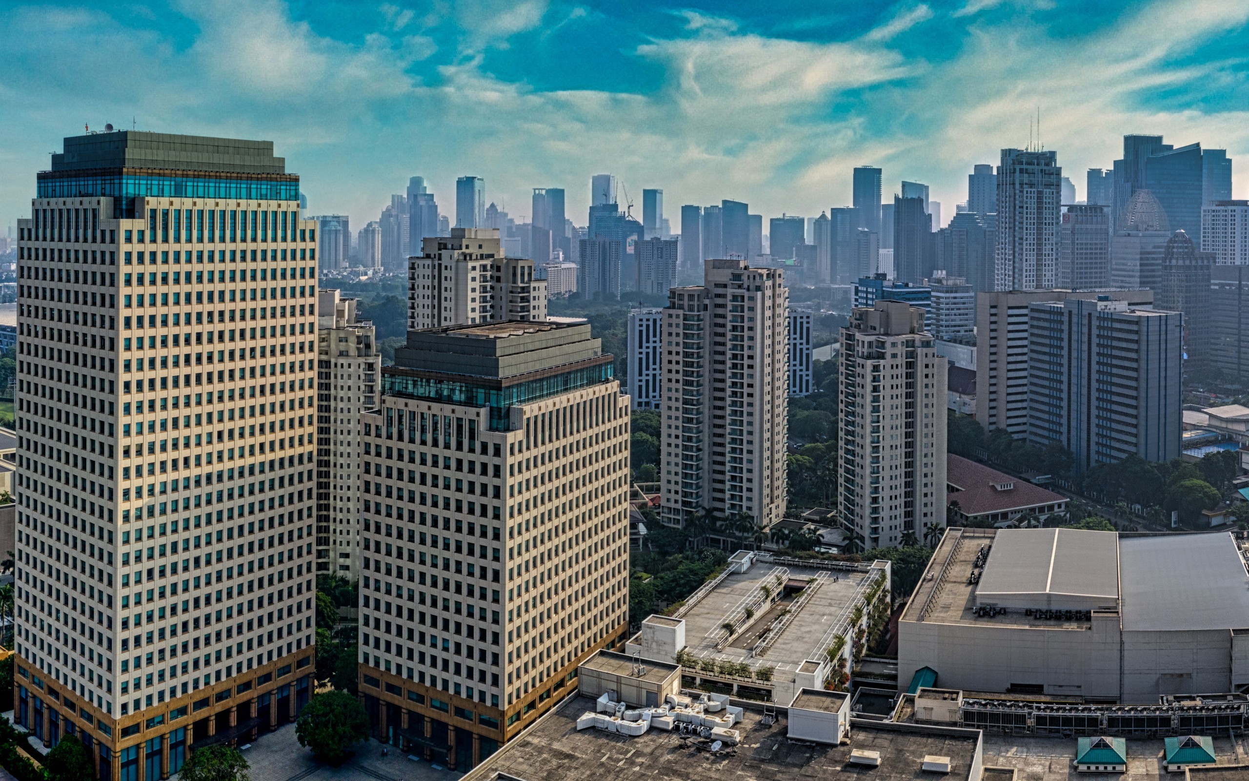Download 2560x1600 Indonesia, Cityscape, Buildings, Modern