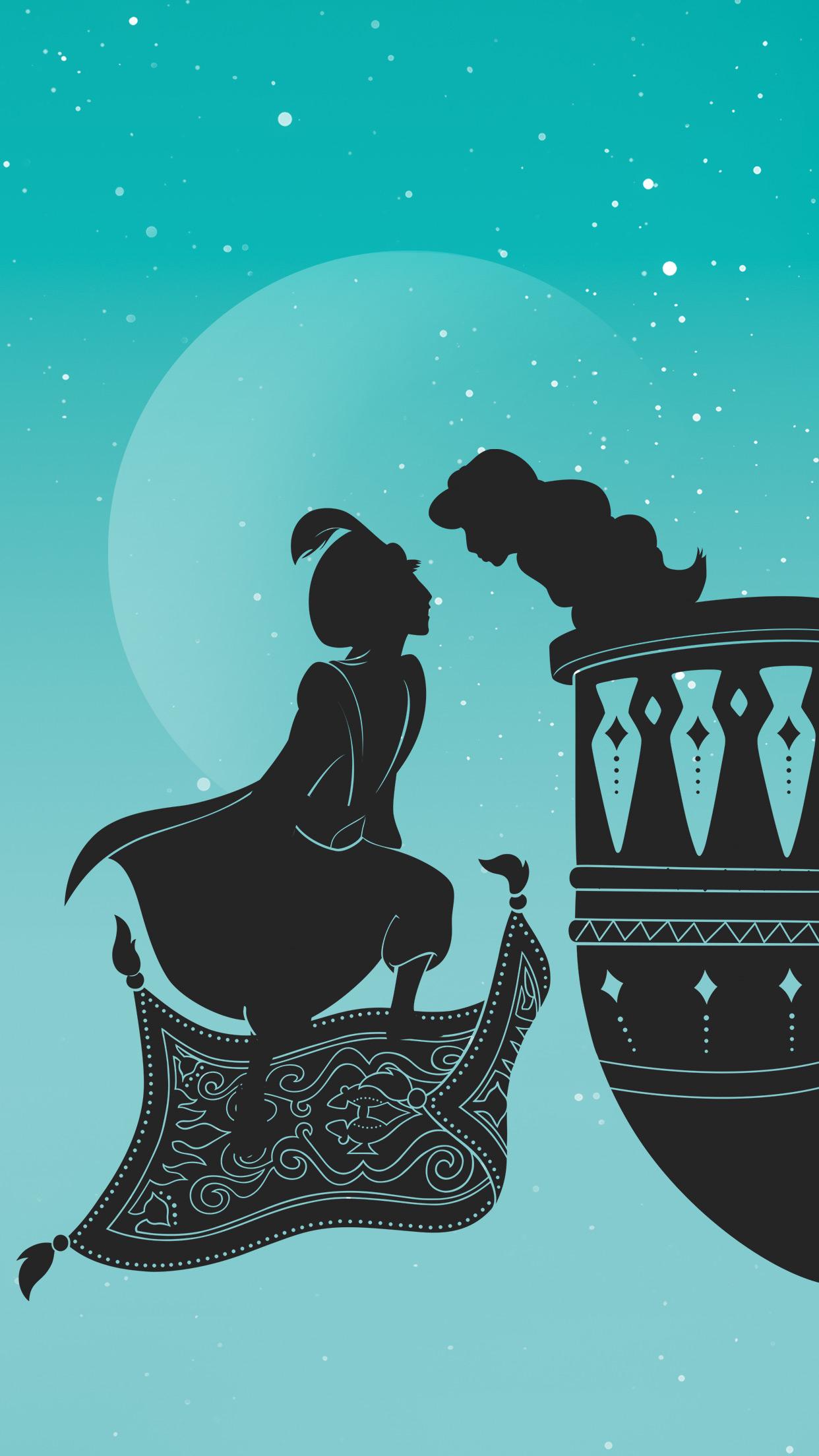 These Papercut Inspired Disney Princess Phone Wallpaper Are So