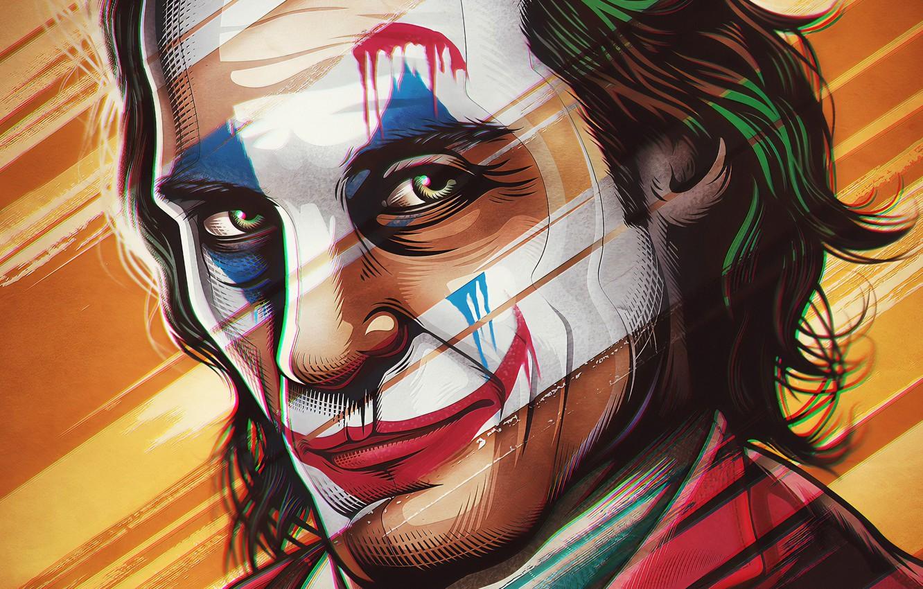 Wallpaper smile, art, Joker, art, Joker, poster, Joaquin