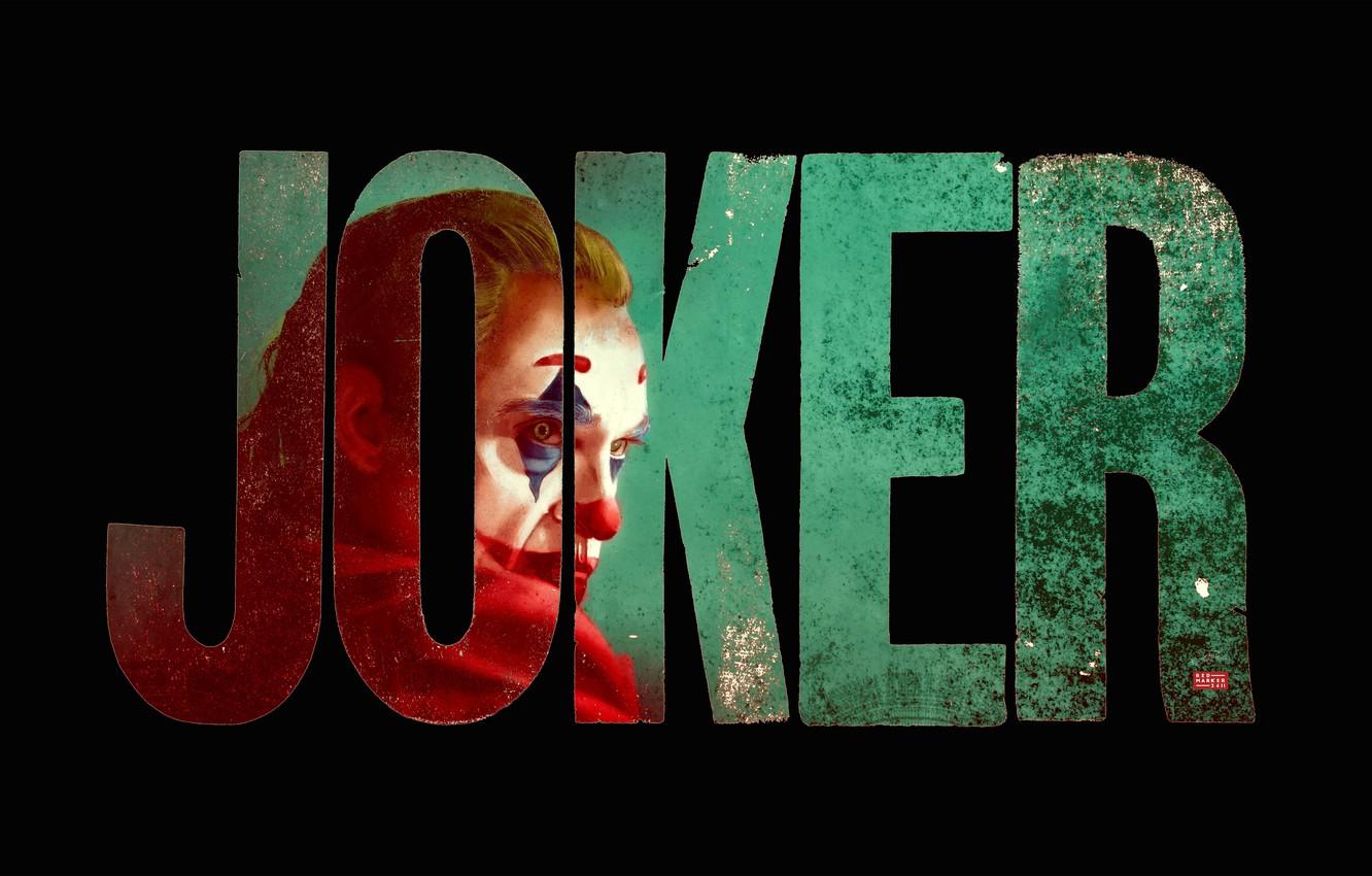 Wallpaper letters, figure, paint, art, Joker, art, the word