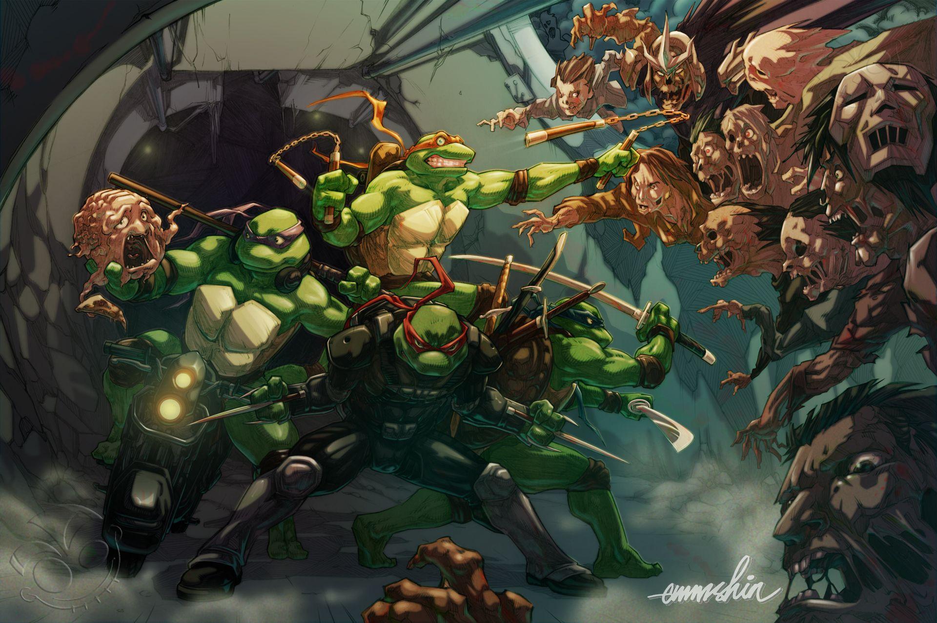 My TMNT Zombie Apocalypse concept fan art, also an entry to