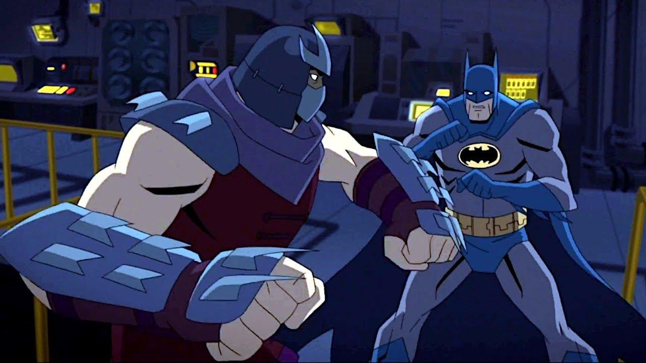 Batman vs TMNT. Batman vs Shredder