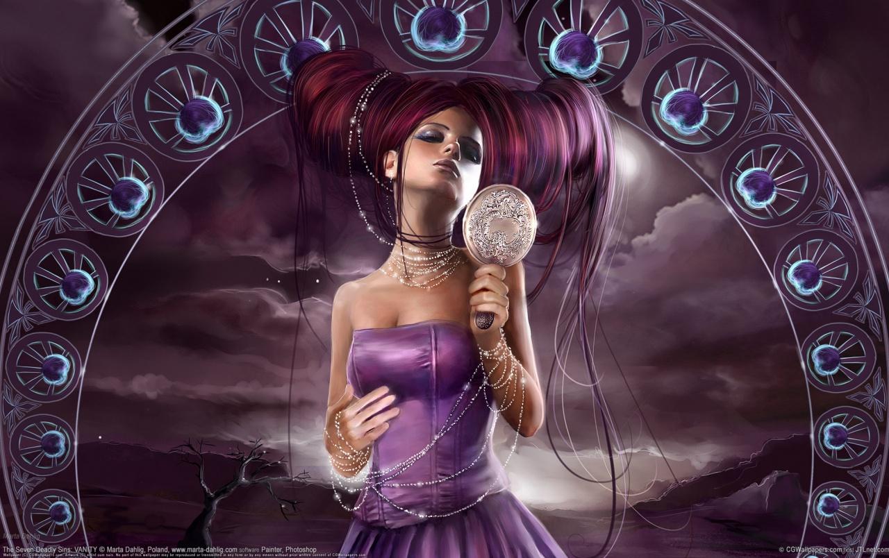 Fantasy girl Deadly Sins 3 wallpaper. Fantasy girl