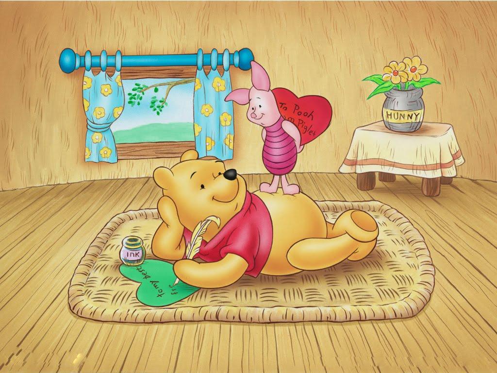 Valentines Wallpaper: Winnie Pooh Valentine Wallpaper