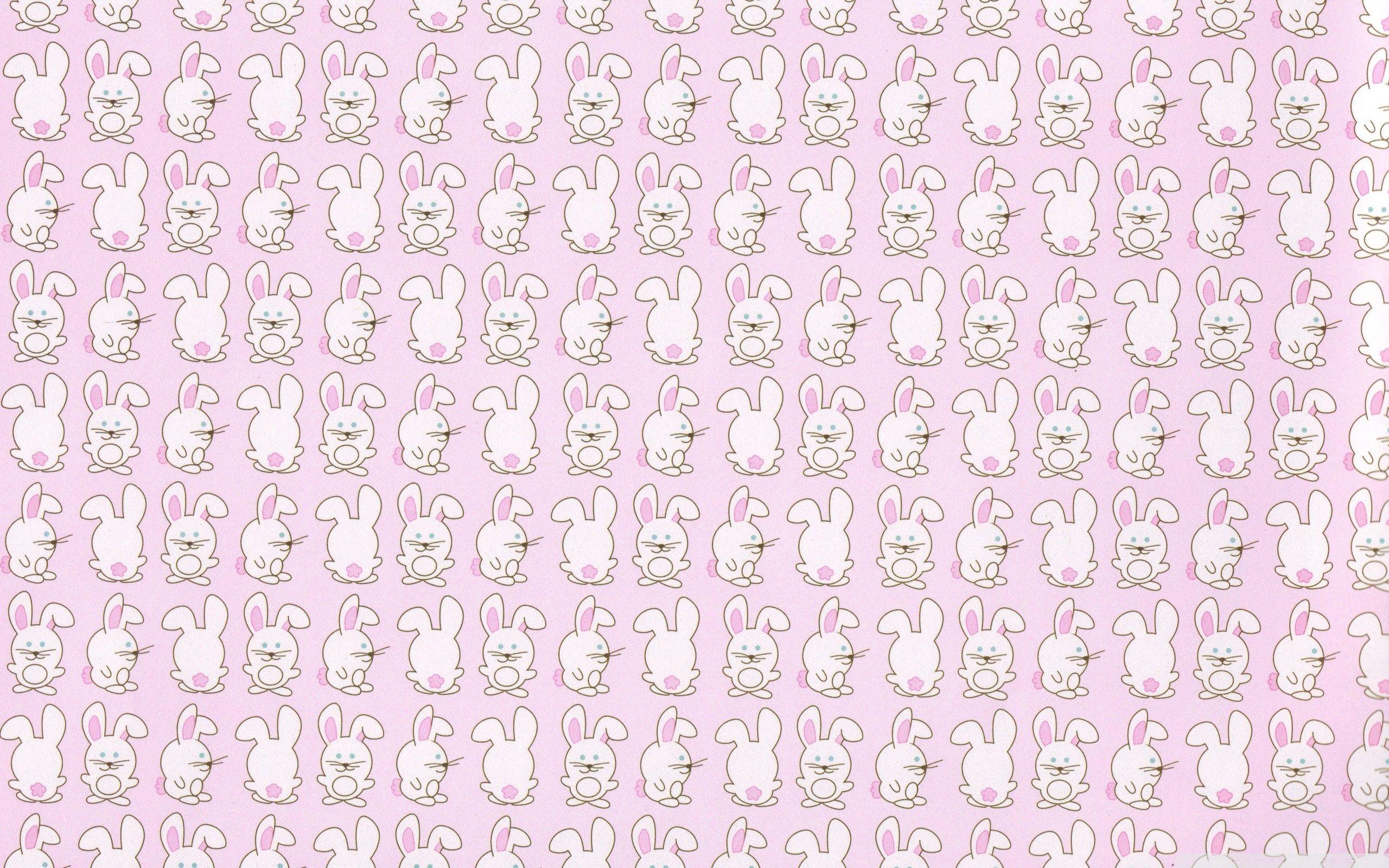 Bunny Pattern Wallpaper Free Bunny Pattern Background
