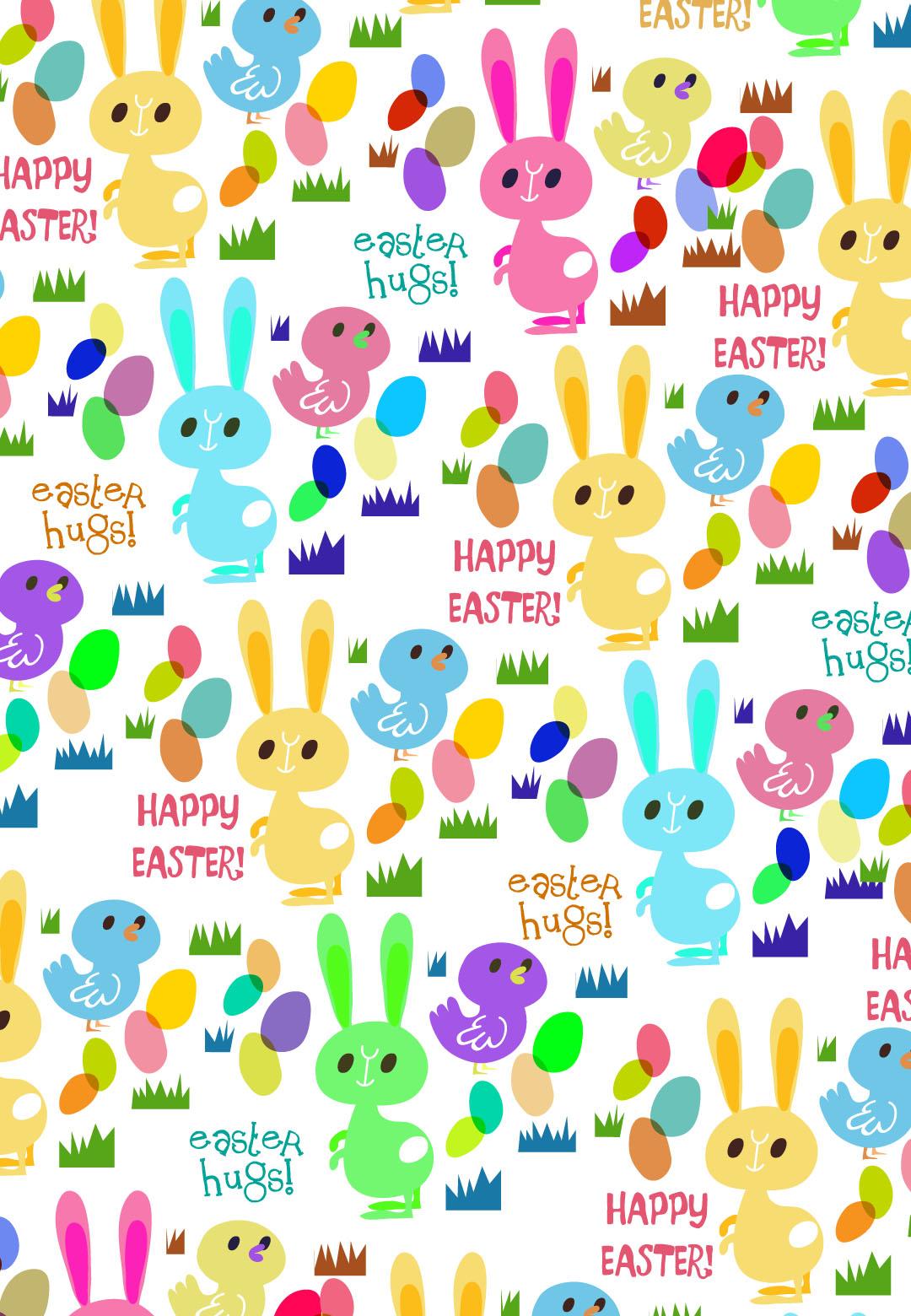 Easter Pattern Card (Free)
