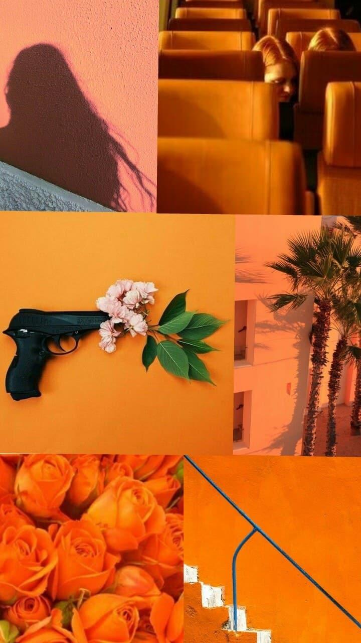 Aesthetic, Laranja, And Orange Image Wallpaper Orange