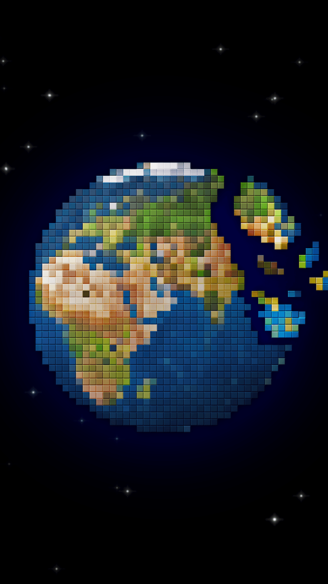 Artistic Pixel Art (1080x1920) Wallpaper