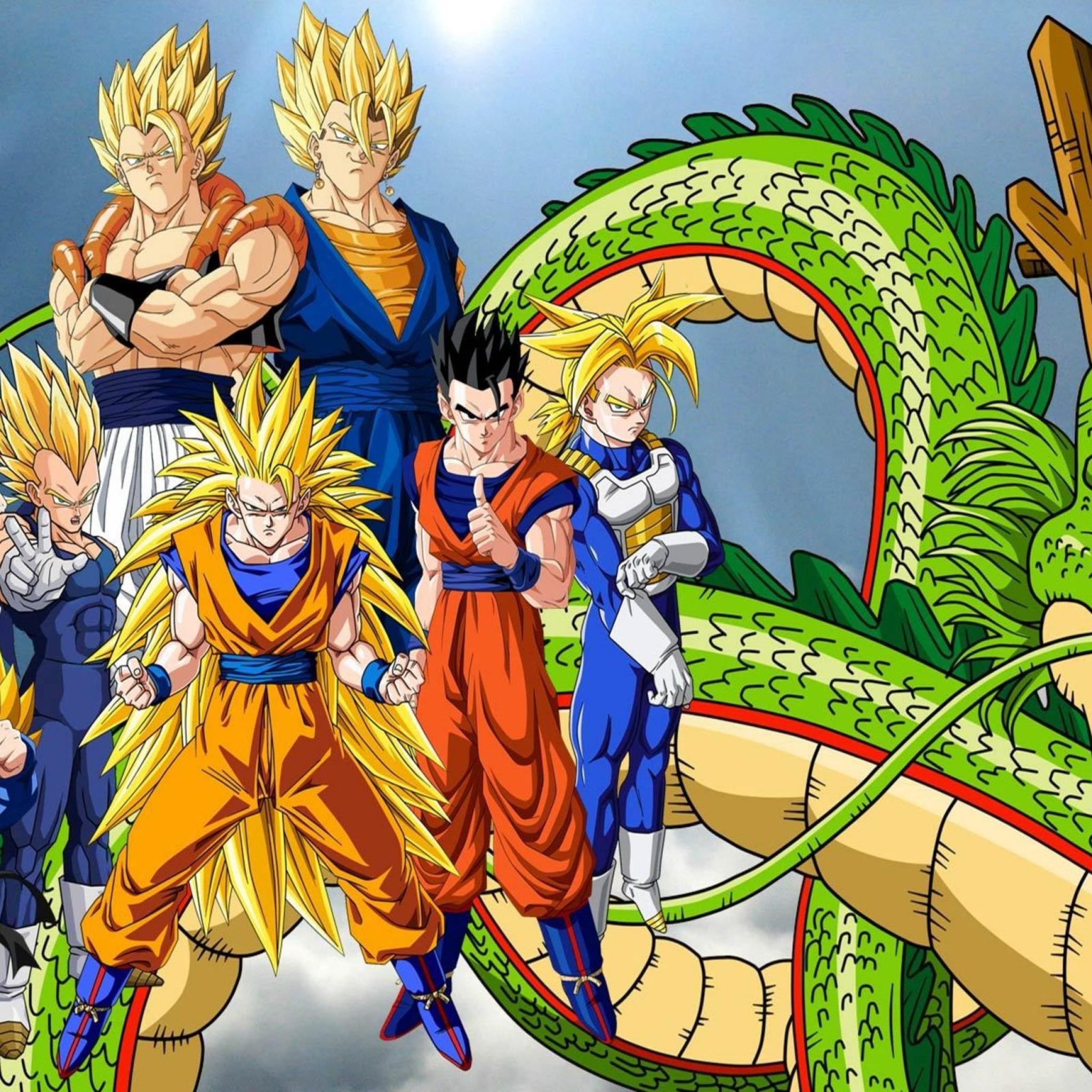 Dragon Ball Z Cast Wallpaper 281 Retina iPad - Wallpaper - HD