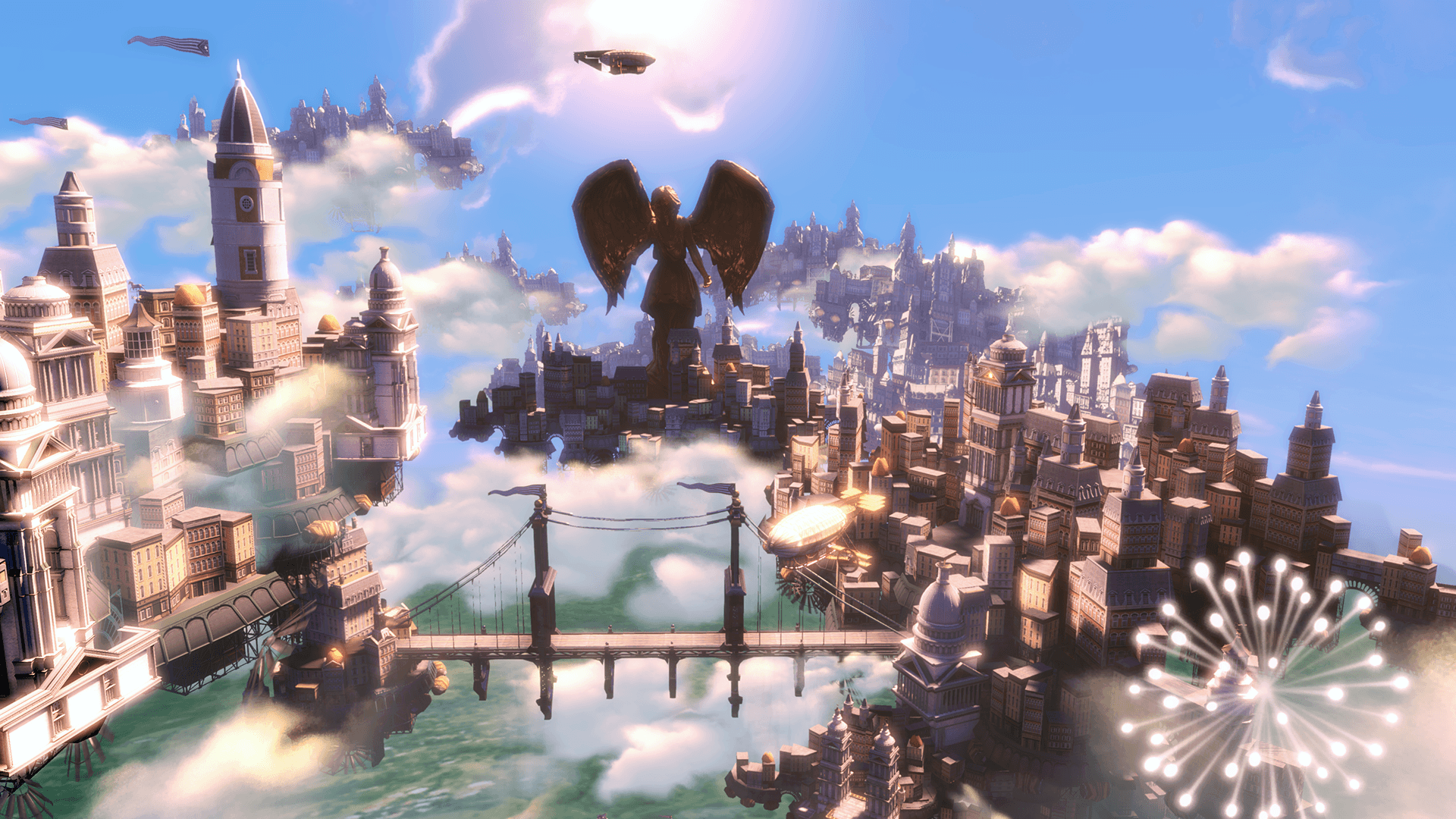 BioShock Infinite City Wallpaper Free BioShock