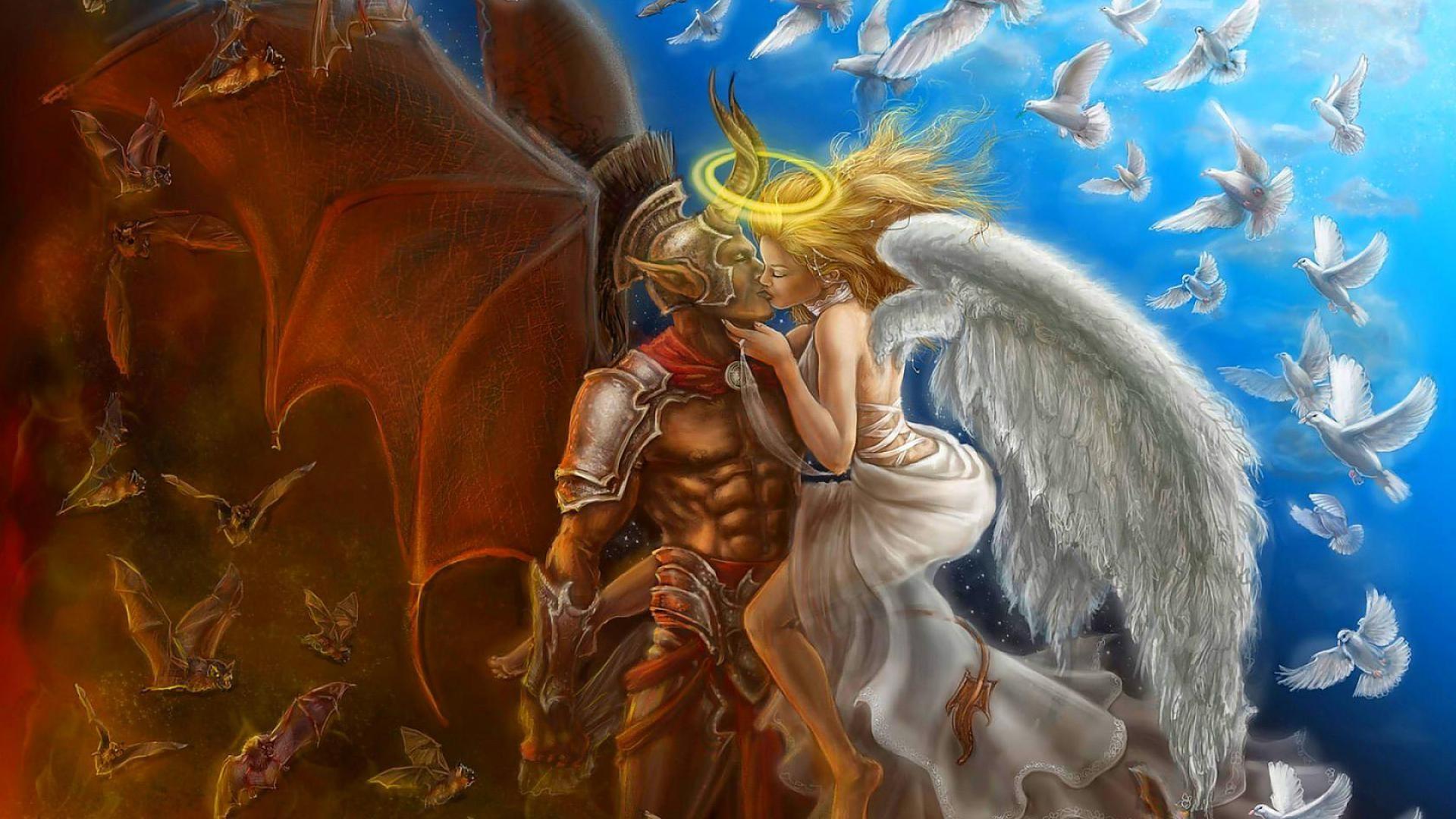Heaven and Hell HD Wallpaper