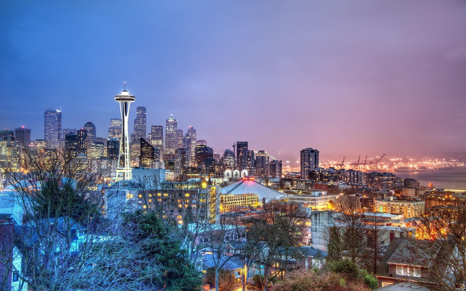 Seattle City of Washington HD Wallpaper