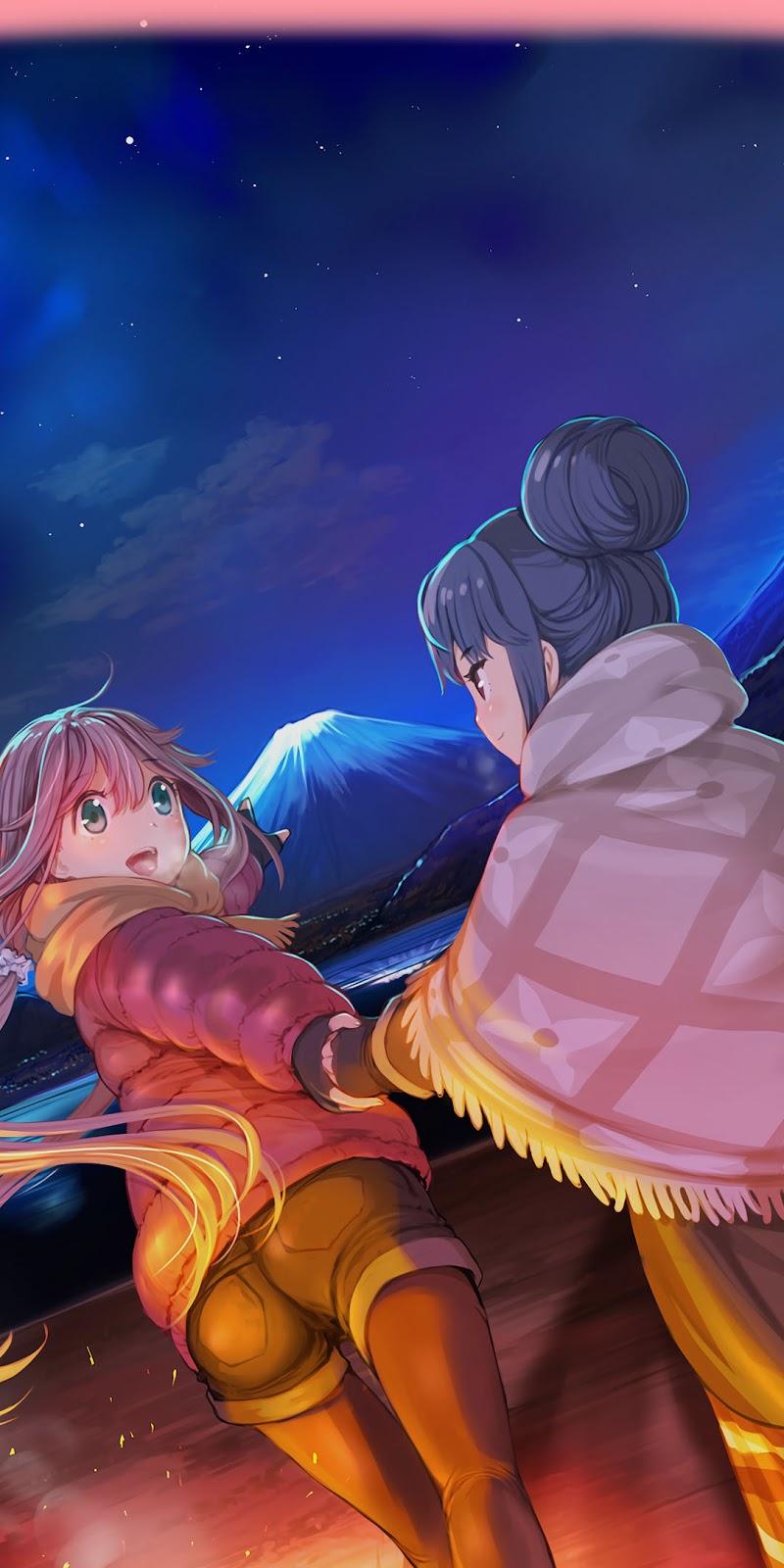 Best Wallpaper HD Anime Yuru Camp for Android and iPhone