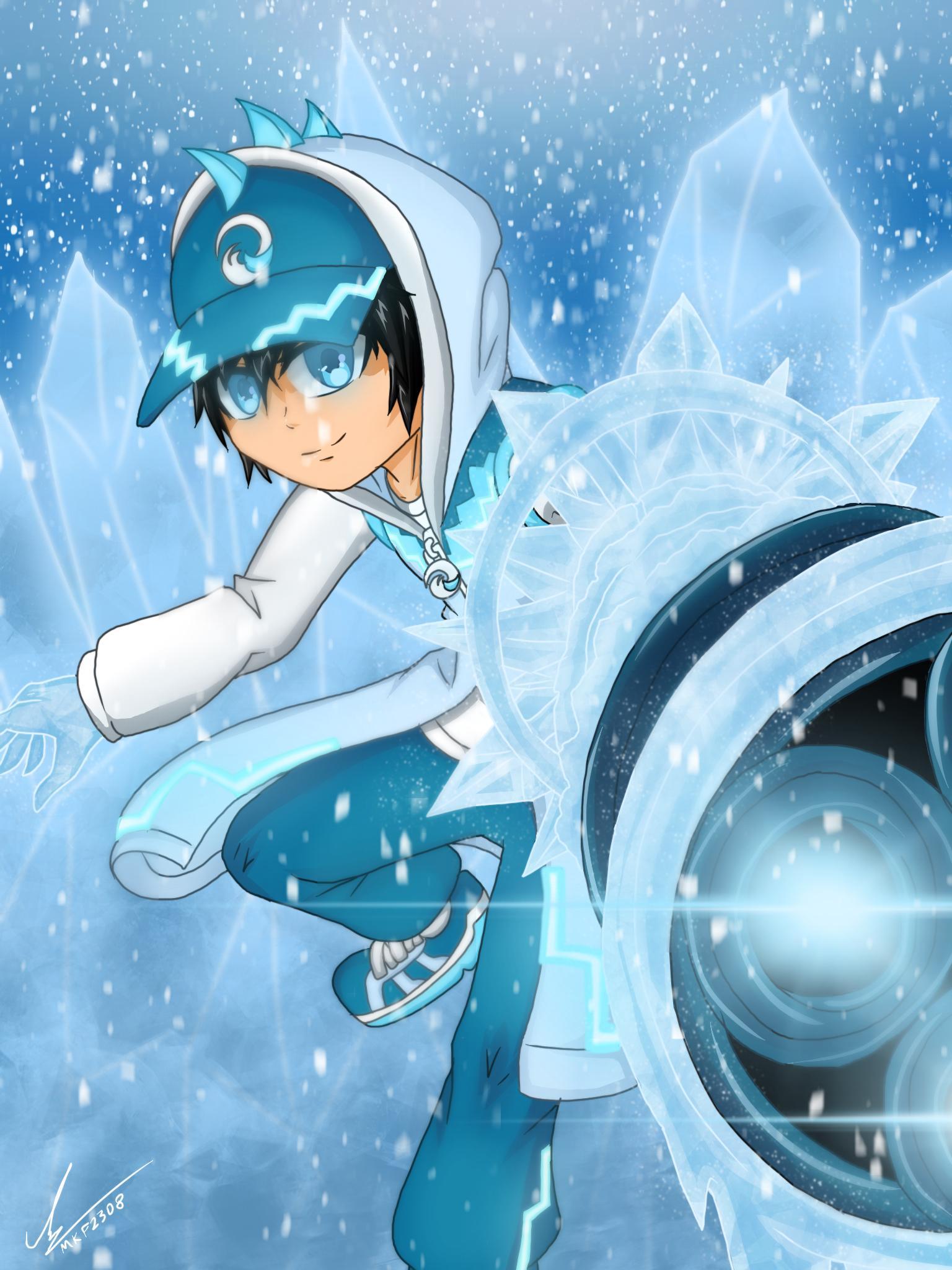 Free download BoBoiBoy Ice by mkf2308 [1536x2048] for your