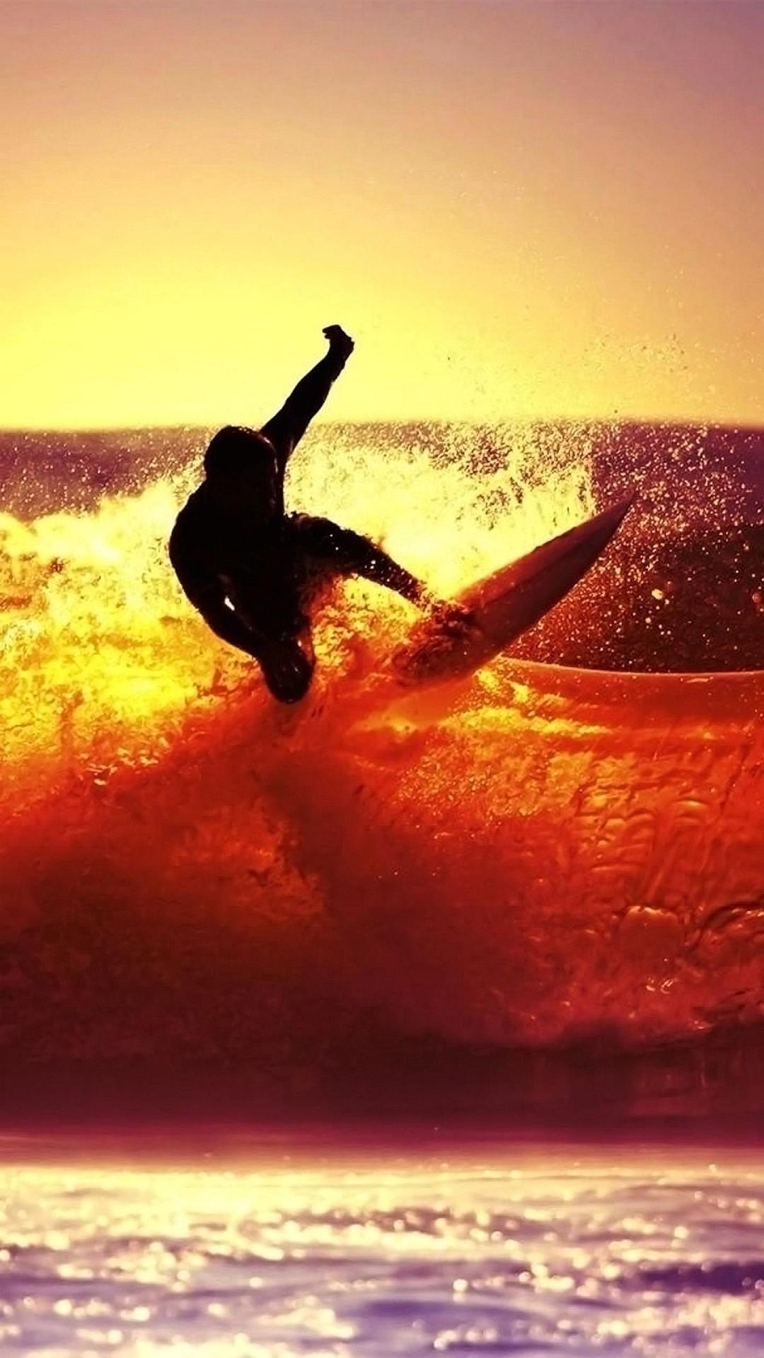 Surfing Wallpaper for iPhone