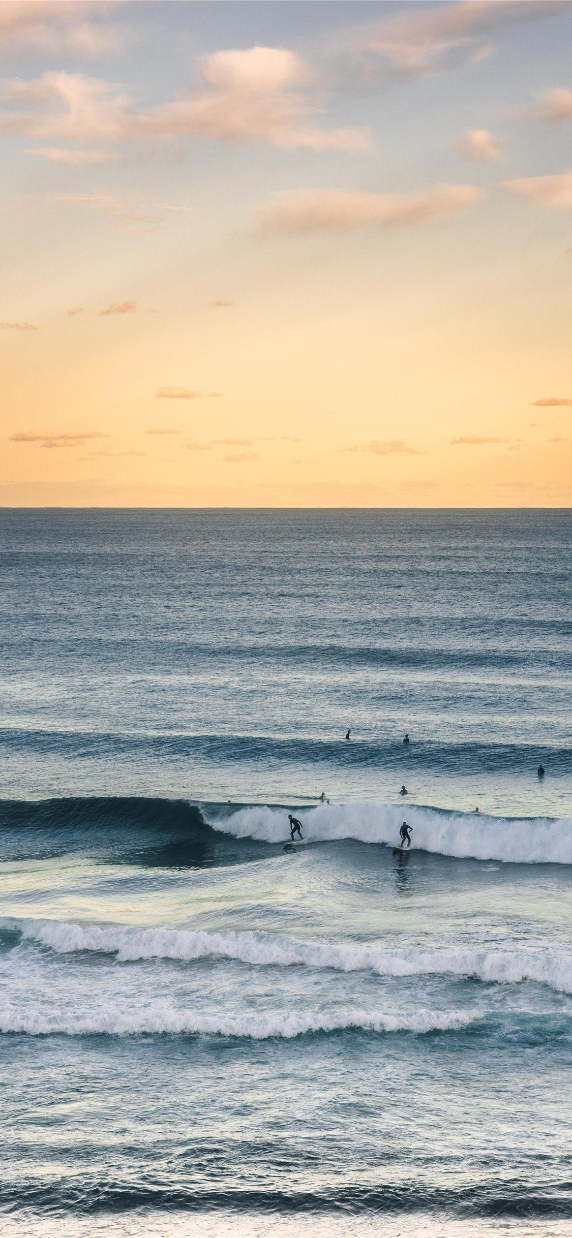 Surfing in Australia iPhone X Wallpaper Free Download
