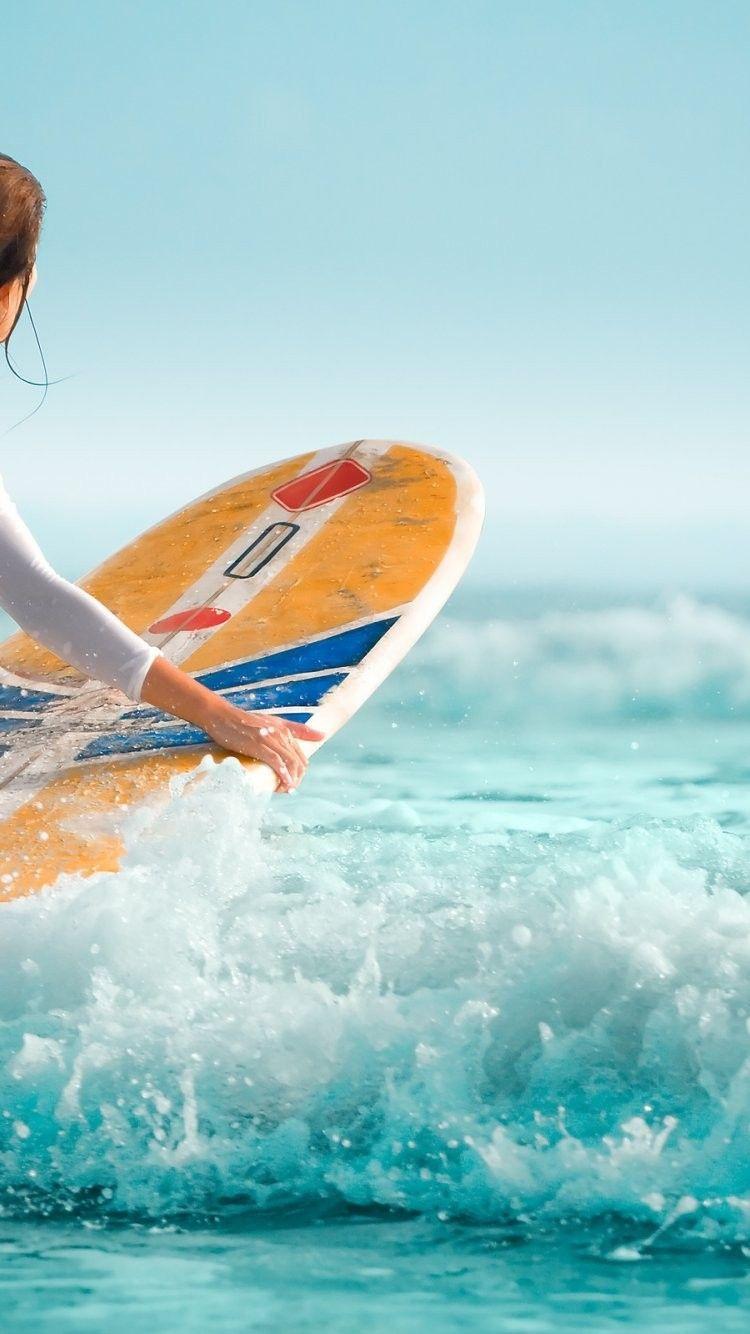 Surfboard Hawaii iPhone Wallpaper Free Surfboard