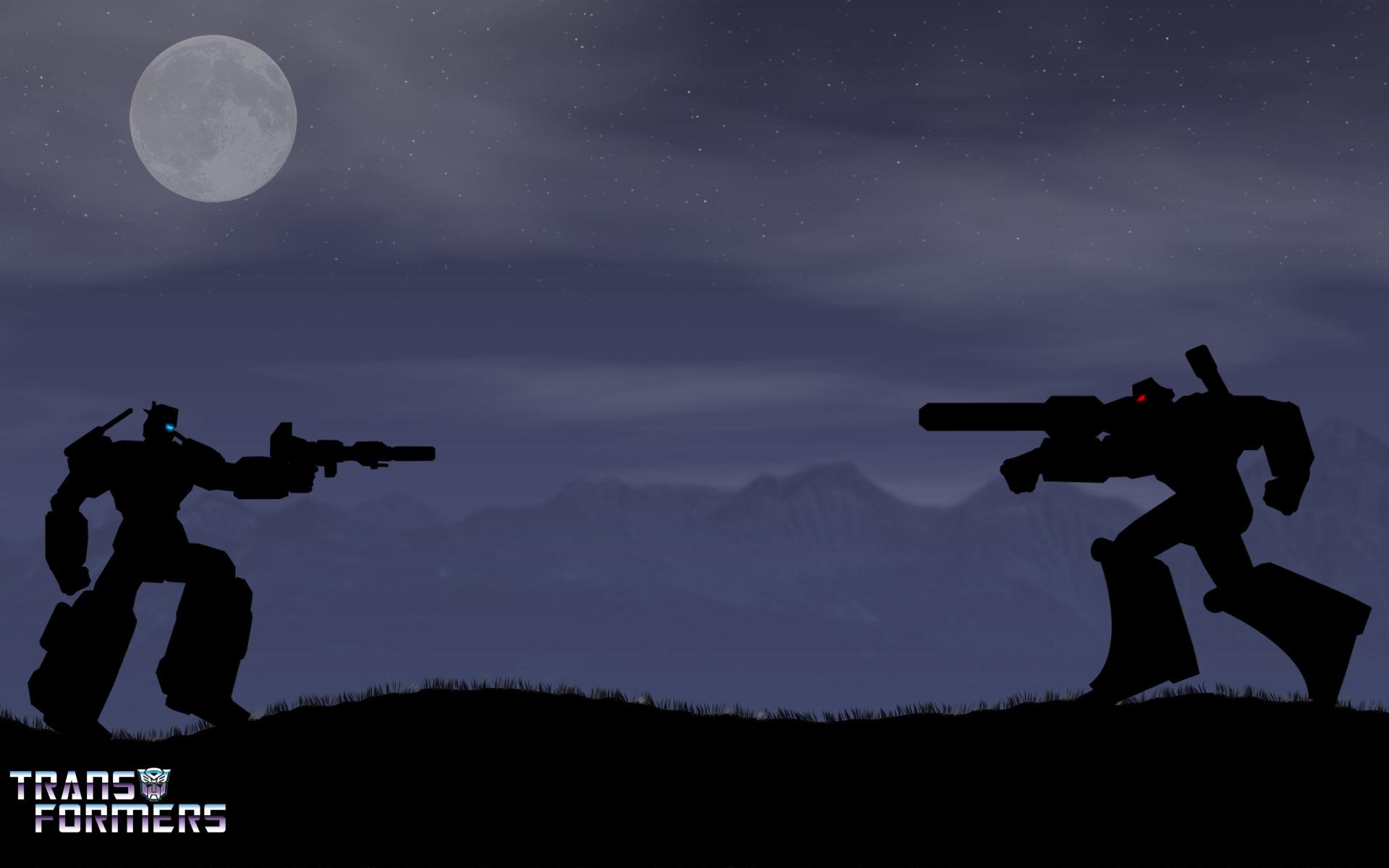 Optimus Prime vs Megatron Wallpaper