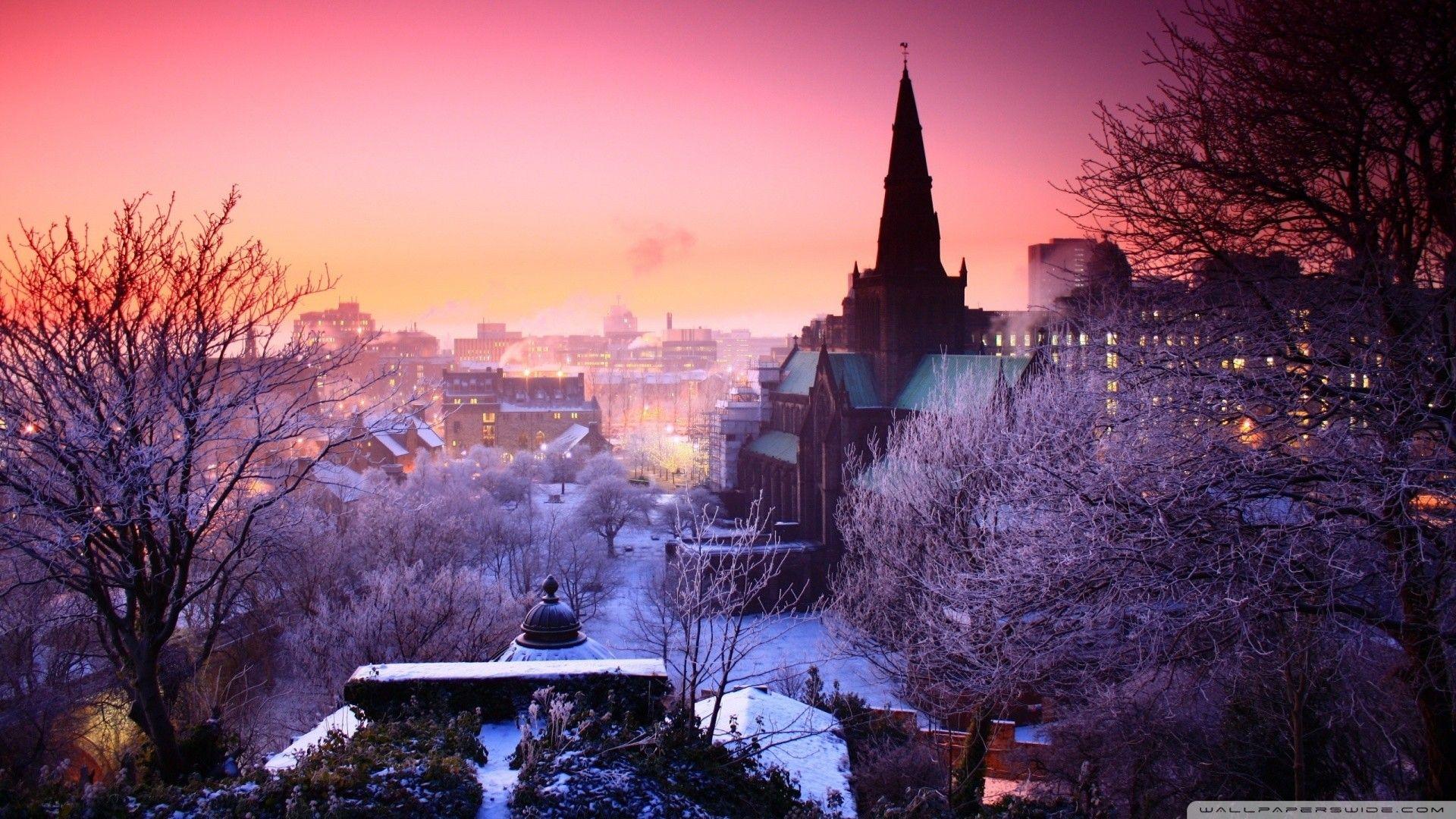 Quebec City Winter Wallpaper