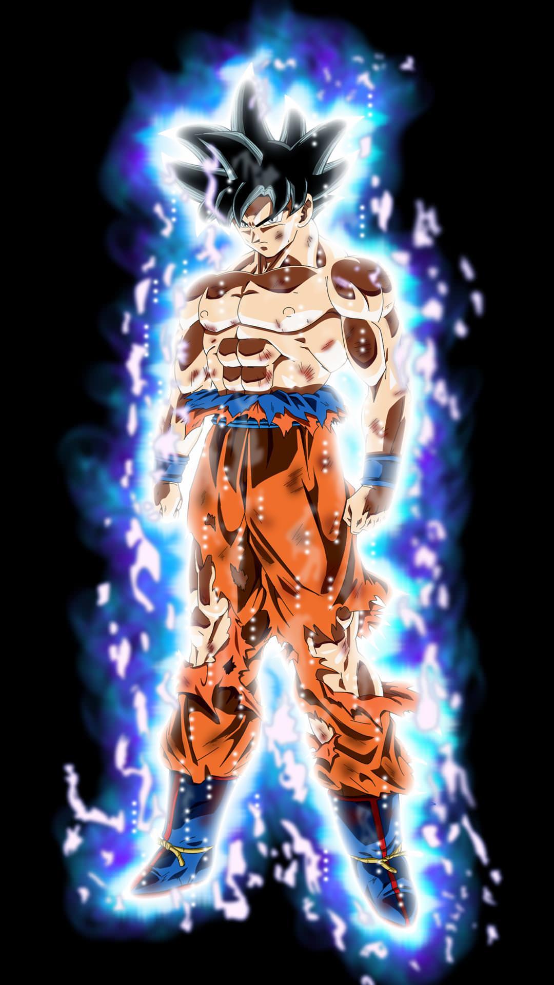 Goku Ultra Instinct (2 Background) [1080x1920]