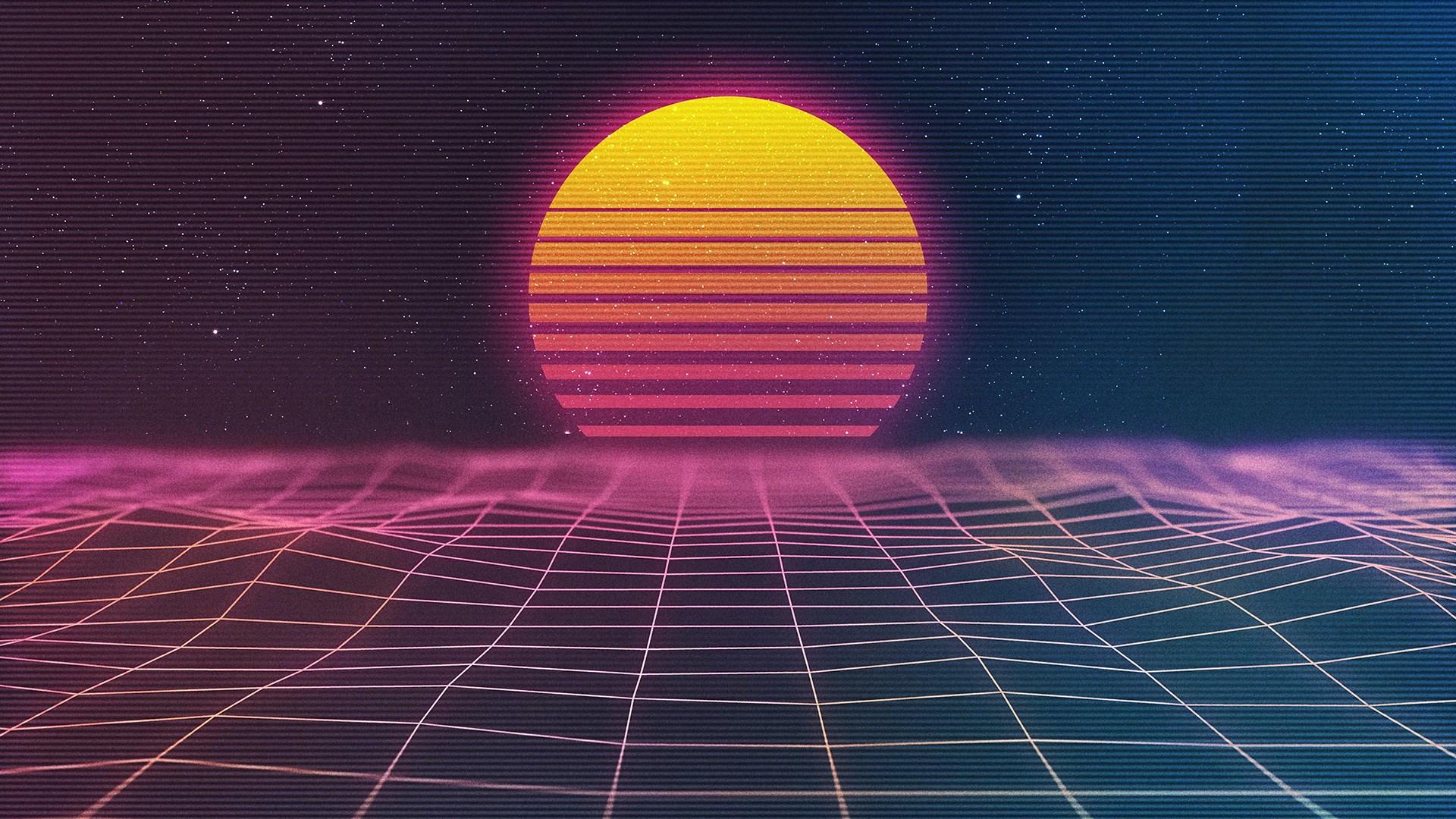 Art, Retro, Sunset, Synthwave HD Wallpaper & Background