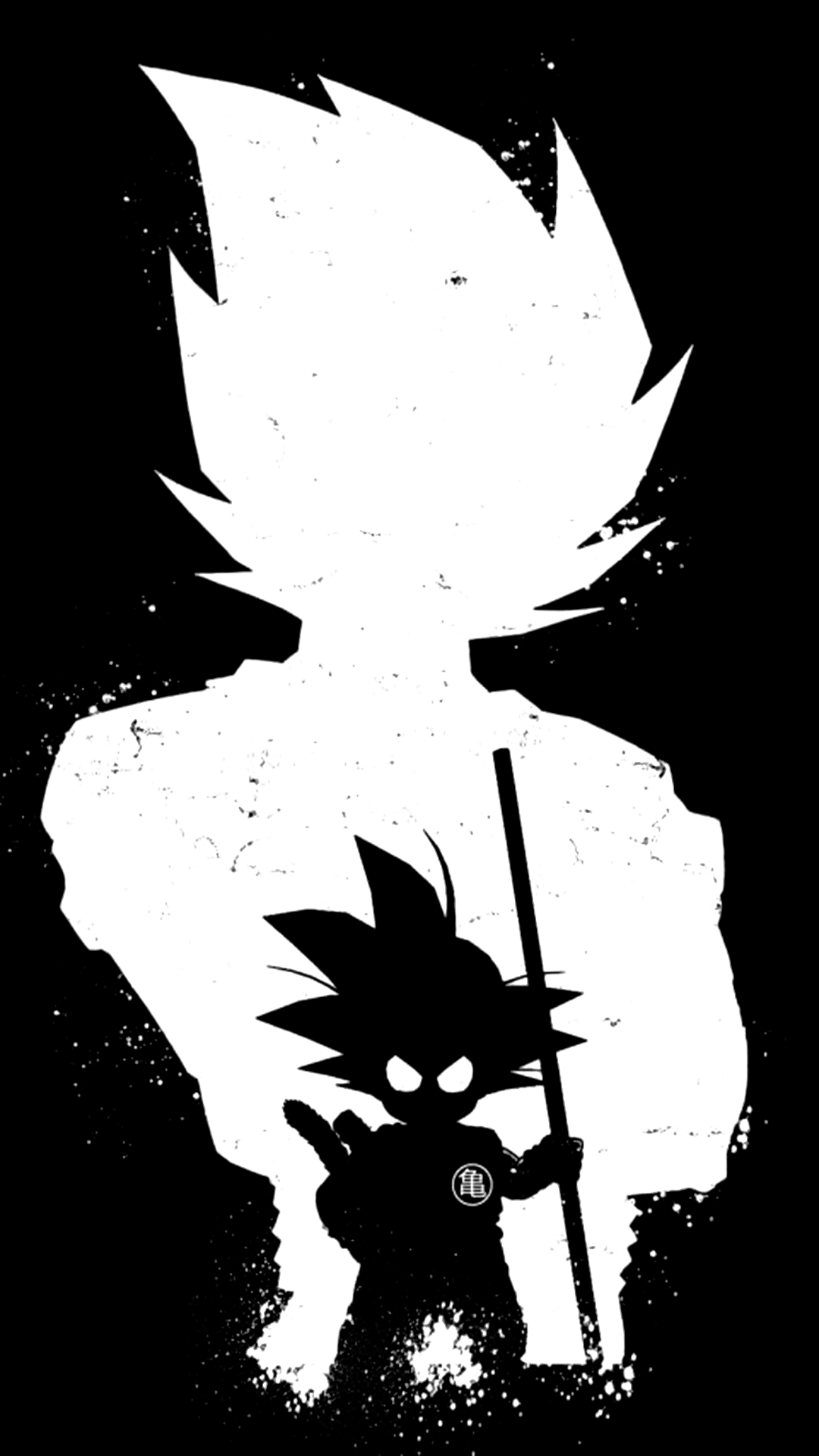 Two Shades of Goku [1080x1920]