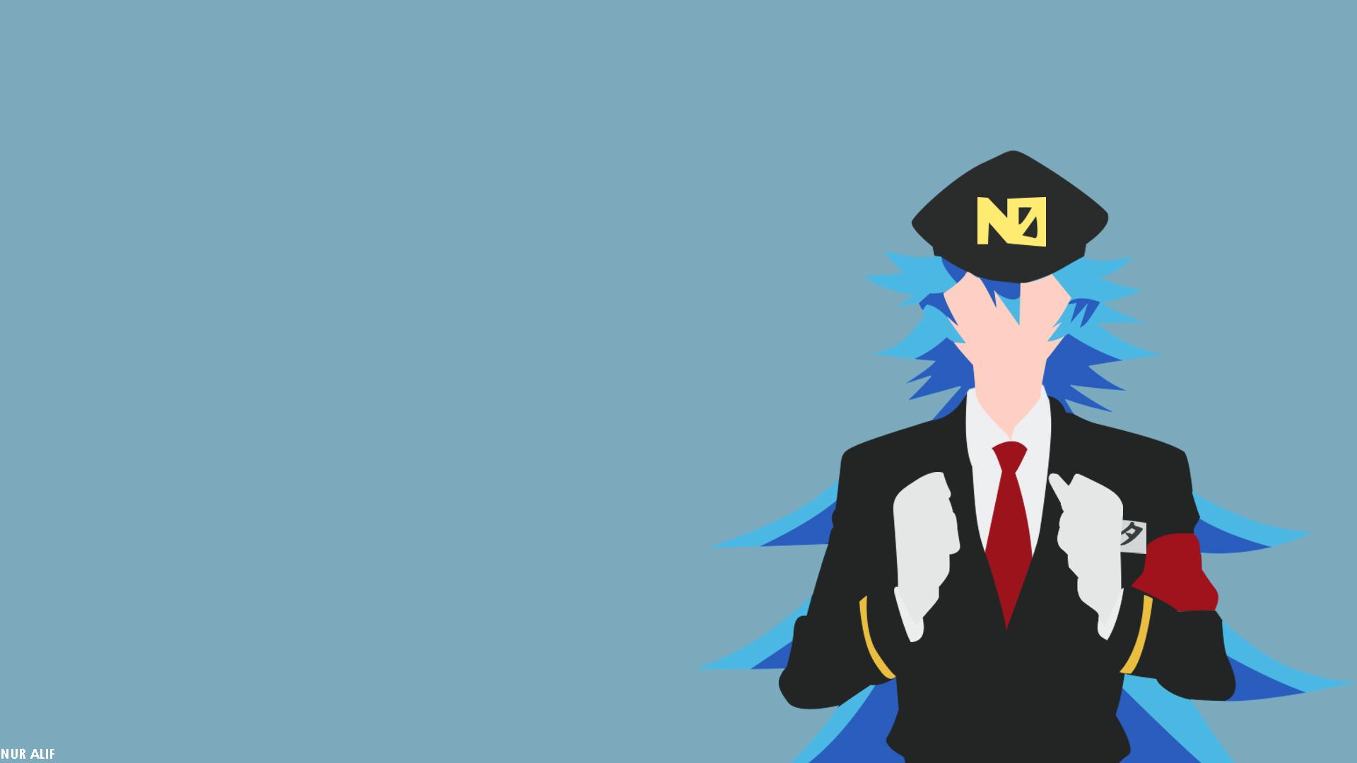 Nanbaka Anime Minimalist Wallpaper, HD Anime 4K Wallpaper, Image