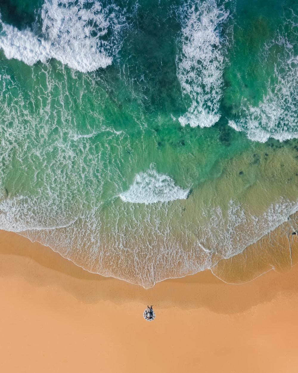 Beach Drone Picture. Download Free Image &
