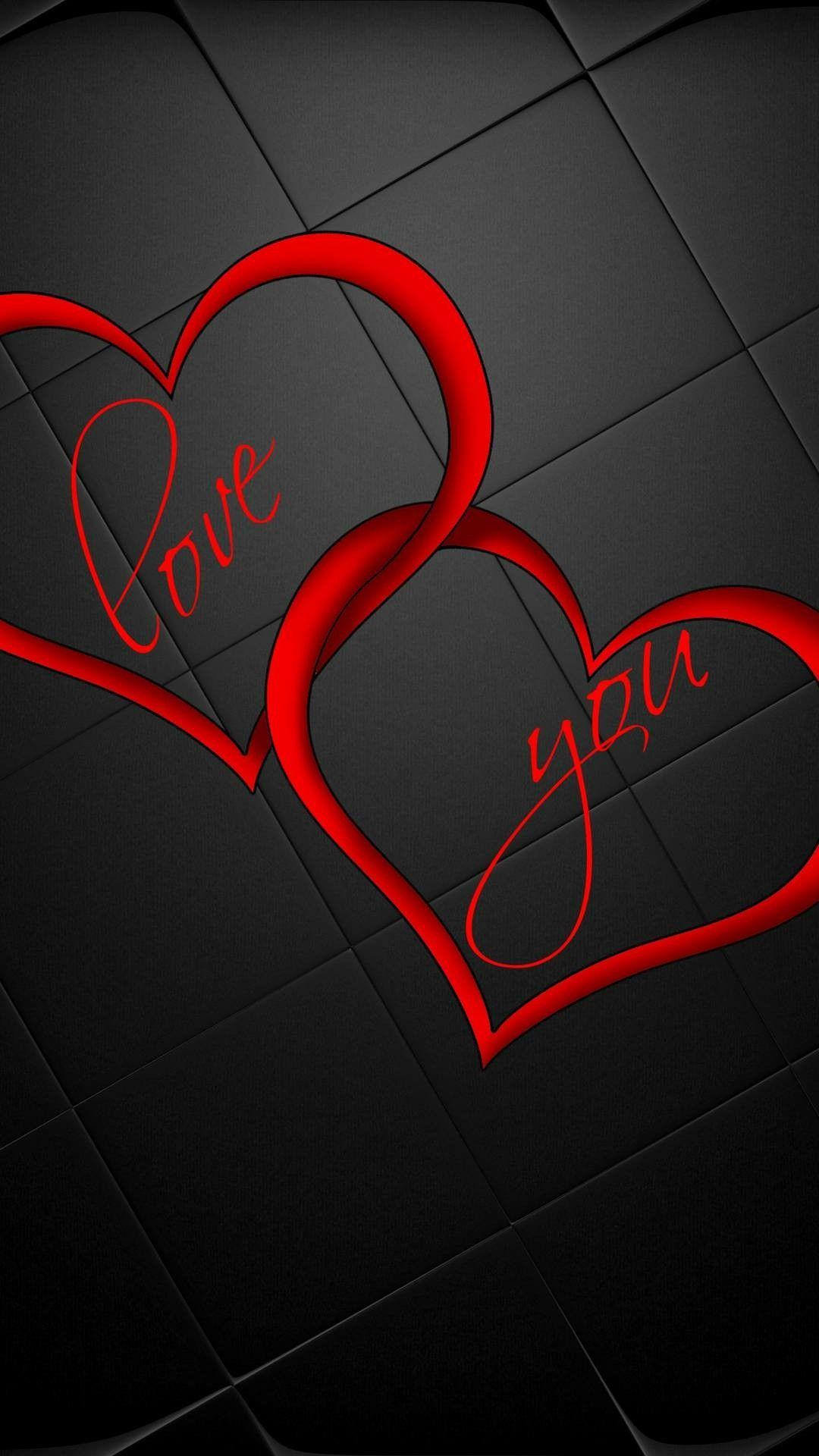 Love u hearts. Cellphone wallpaper, Heart wallpaper, Happy