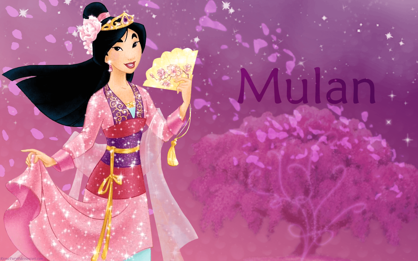 Mulan Disney Princess HD Wallpaper for MacBook