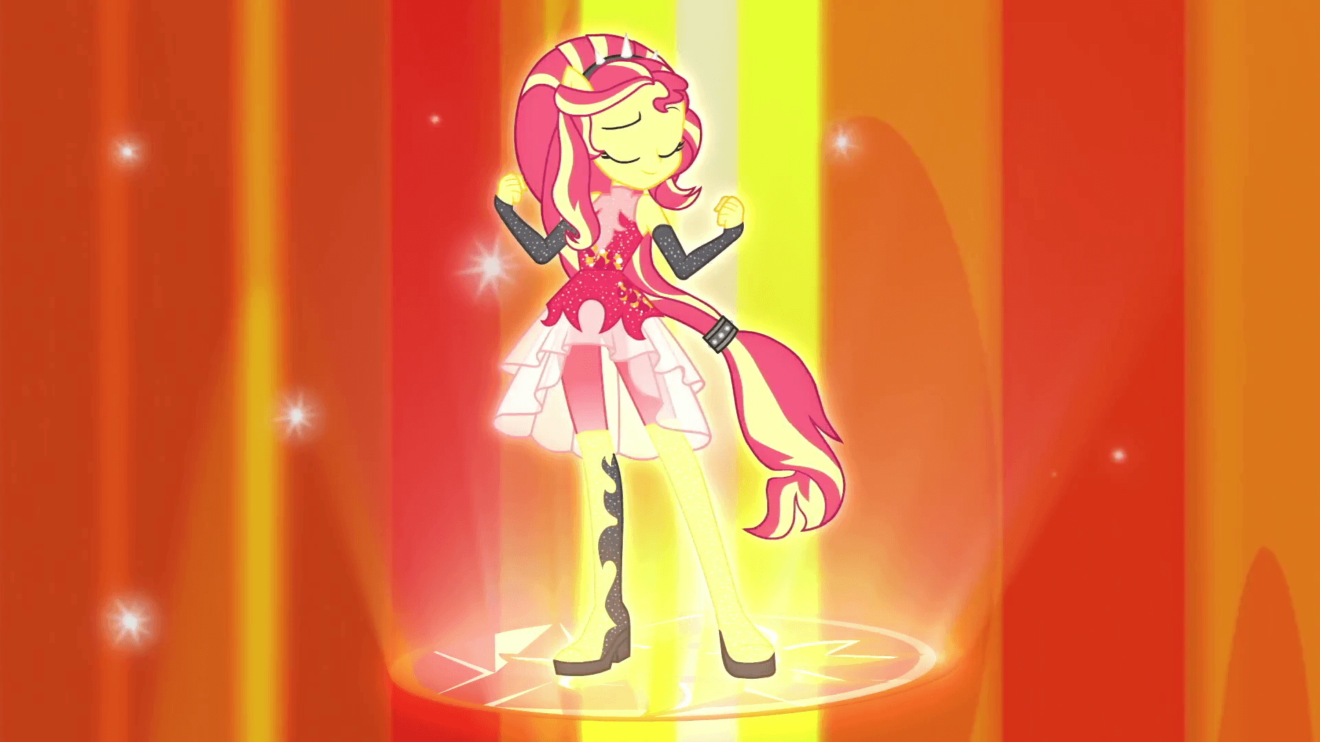 Sunset Shimmer transformation complete EGFF Shimmer