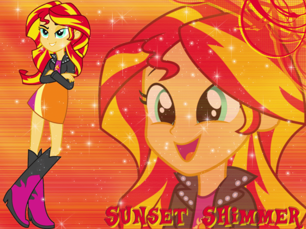 Equestria Girls Sunset Shimmer Wallpaper