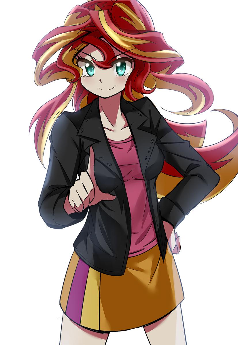 Sunset Shimmer Little Pony Anime Image Board