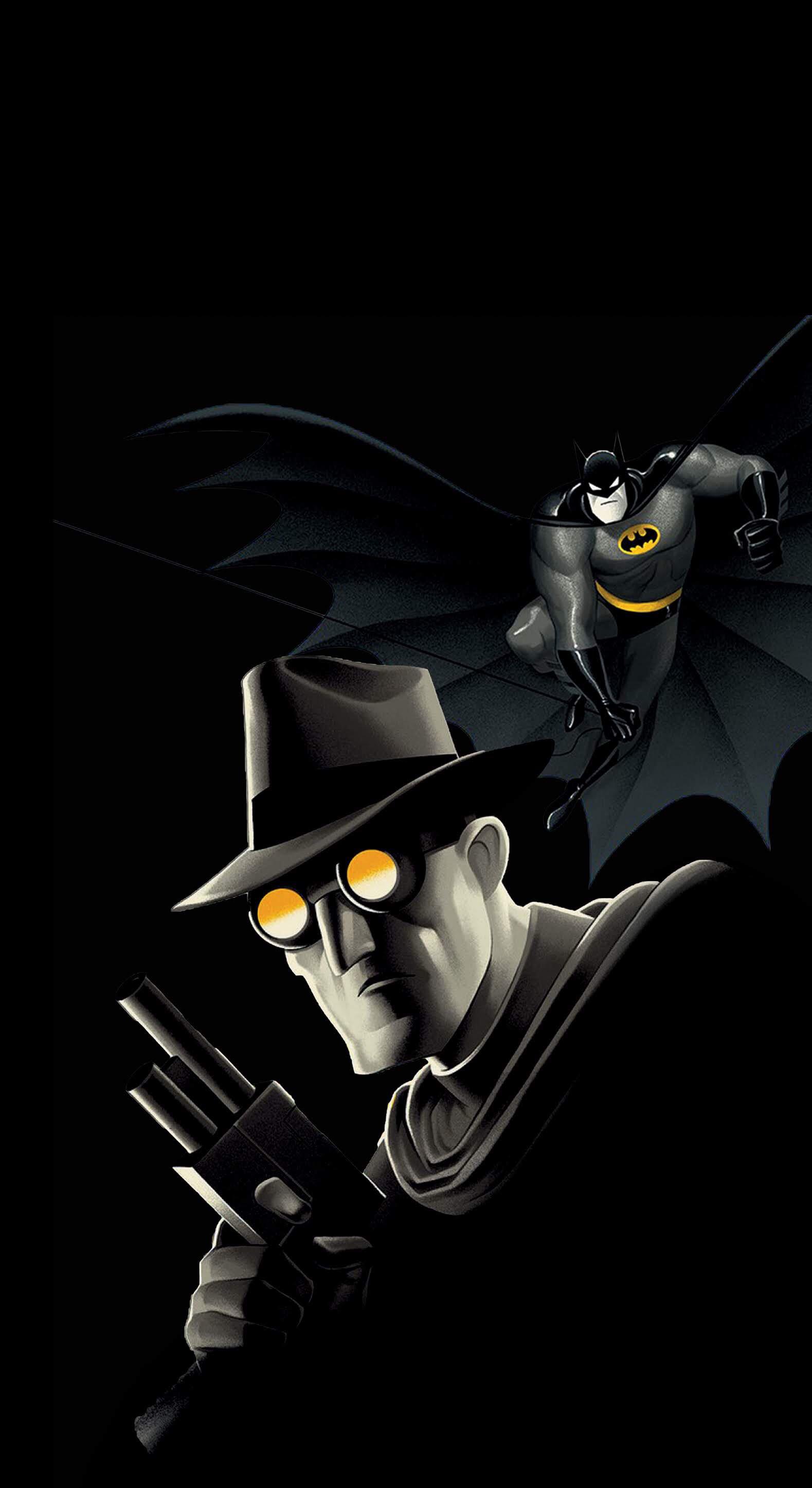 Batman TAS iPhoneX Wallpaper