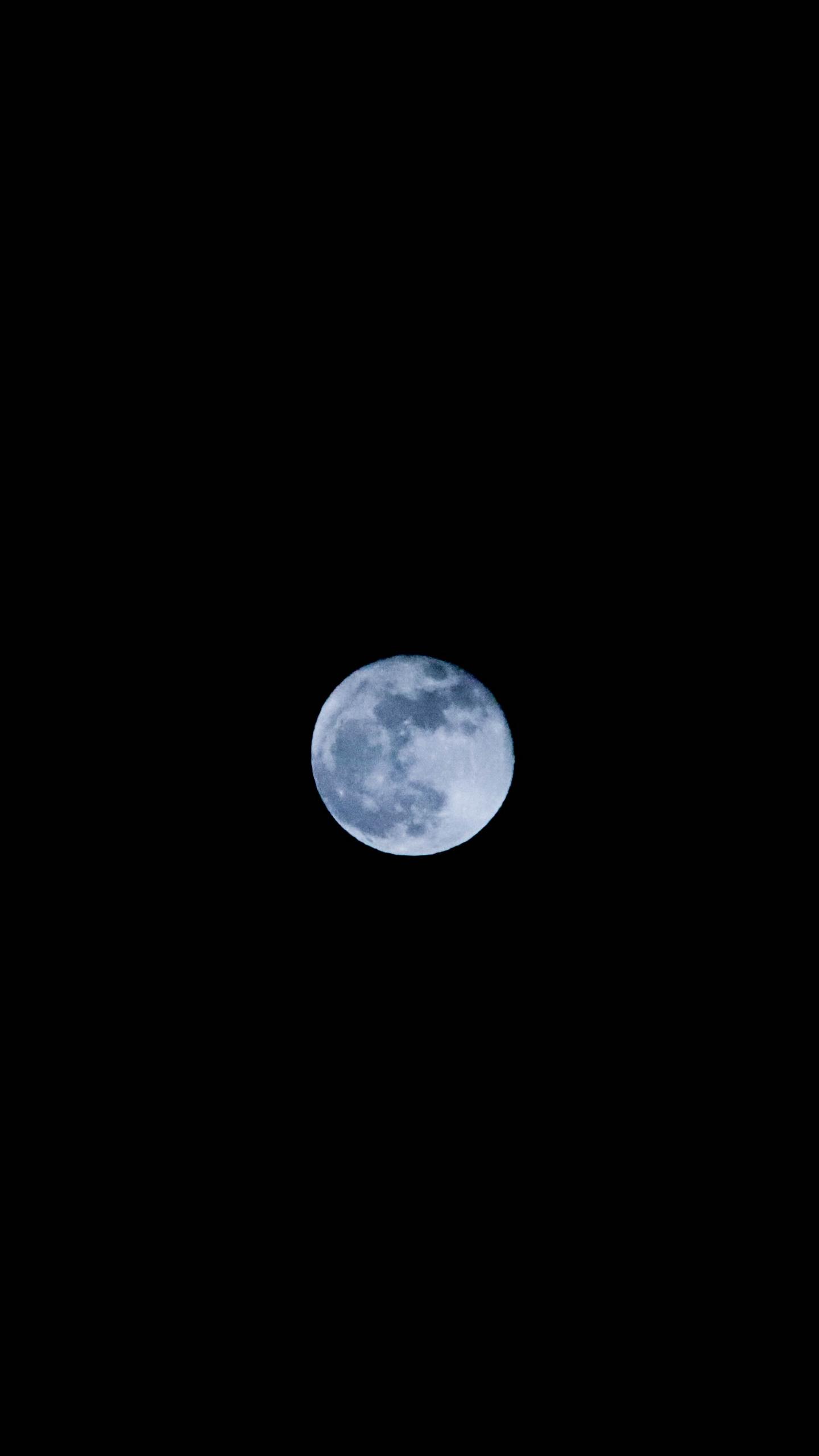 Download wallpaper 1440x2560 moon, space, sky, dark qhd