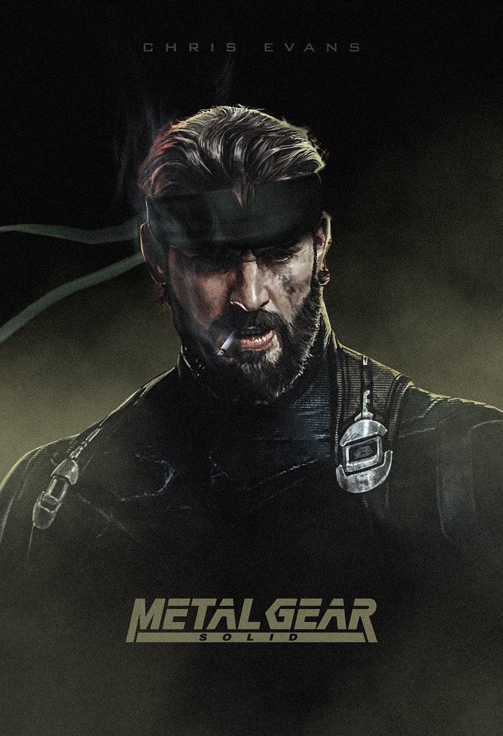 Metal Gear, video games, Chris Evans, Metal Gear Solid V