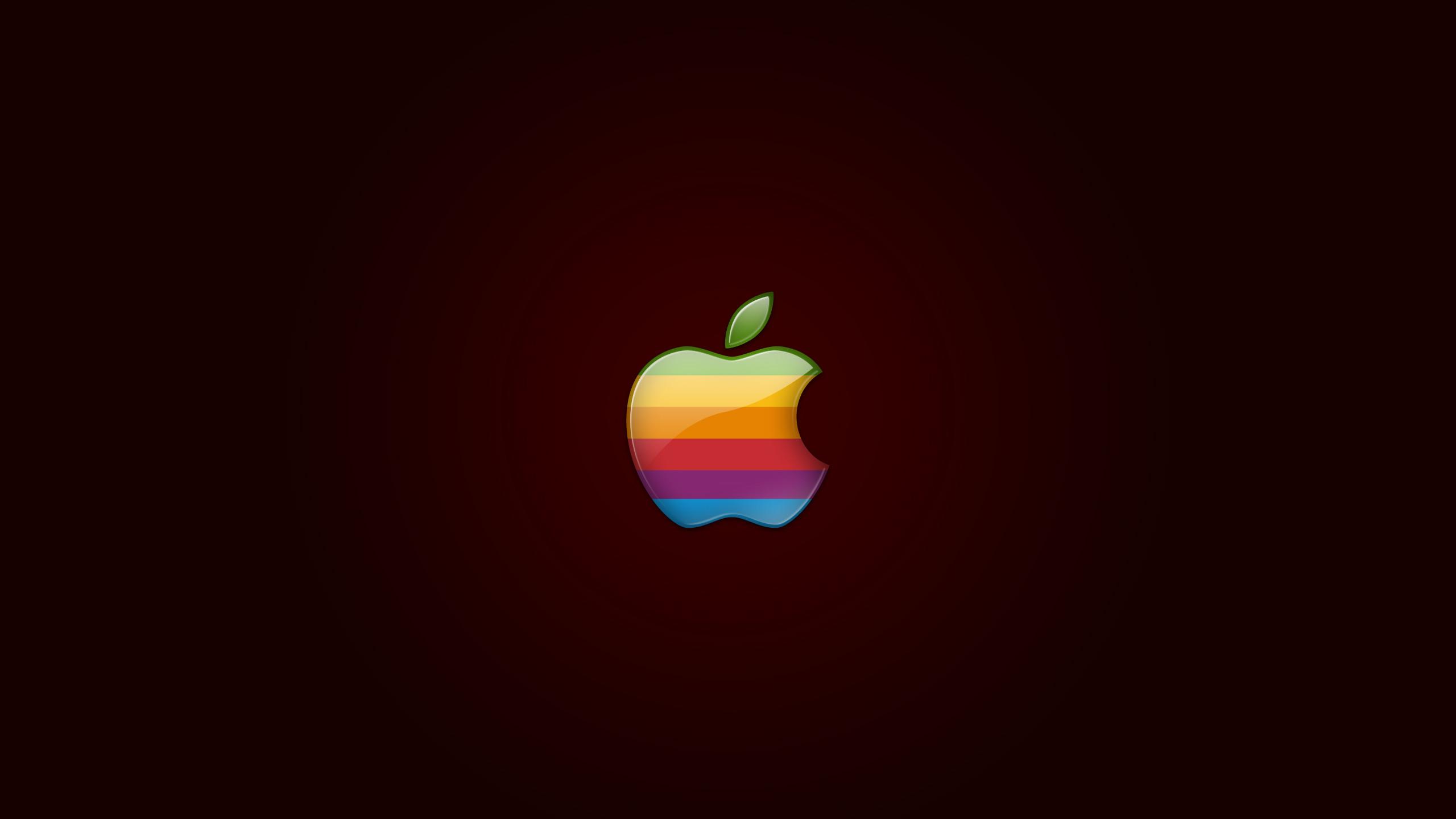 Retro Apple Logo 1440P Resolution HD 4k Wallpaper