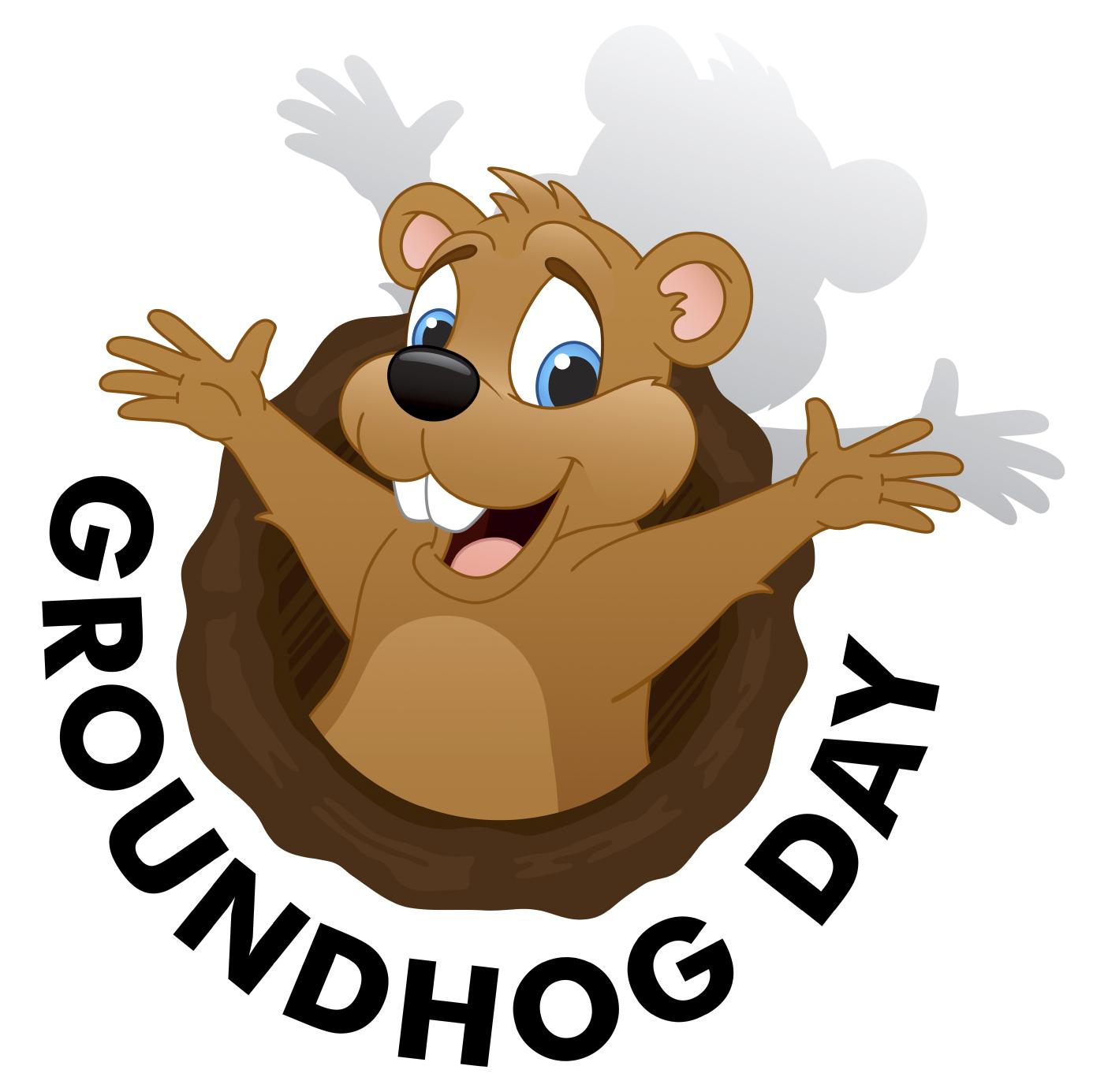 Groundhog Day 2020 Clipart