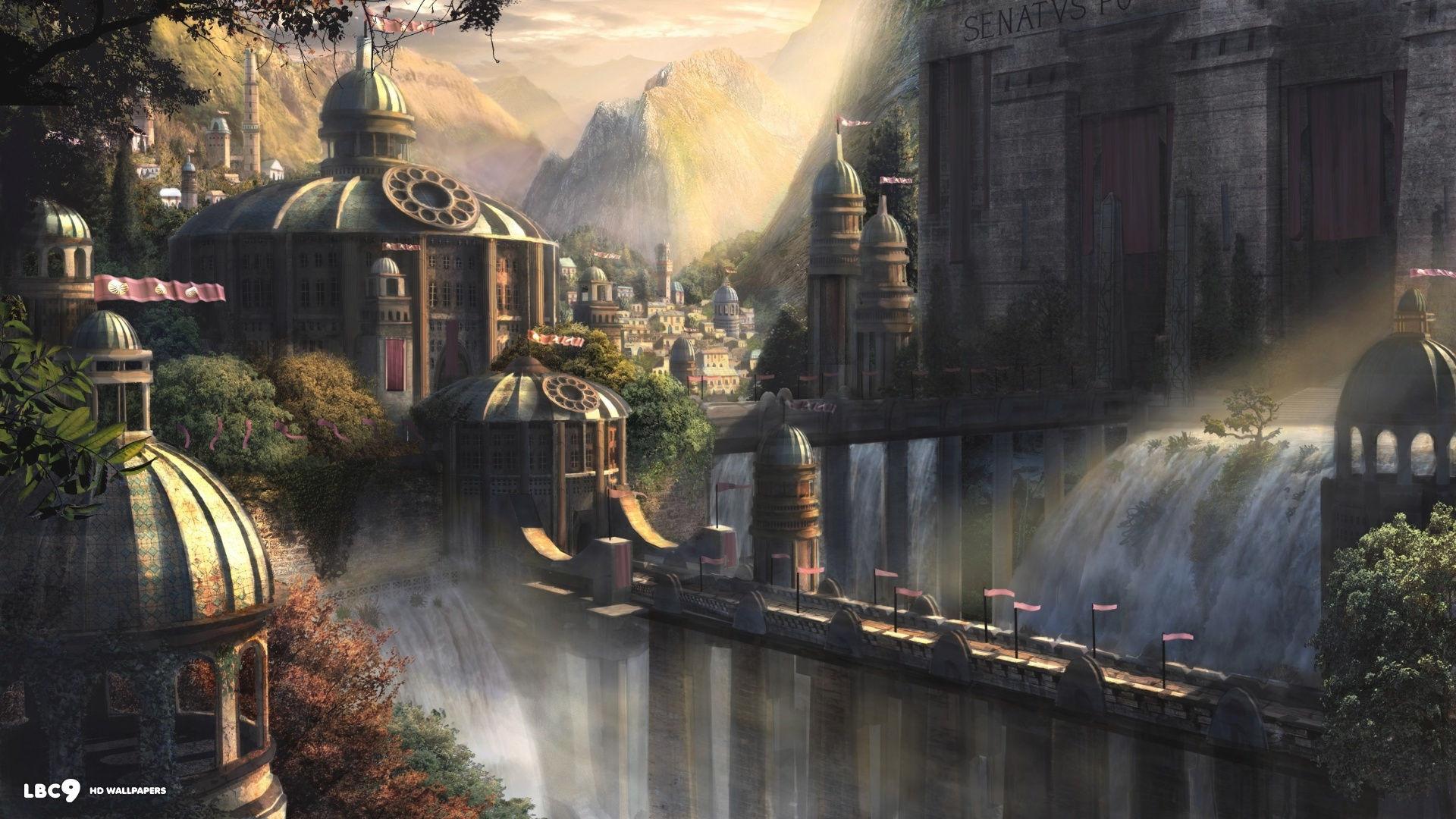 Fantasy Castle Wallpaper HD