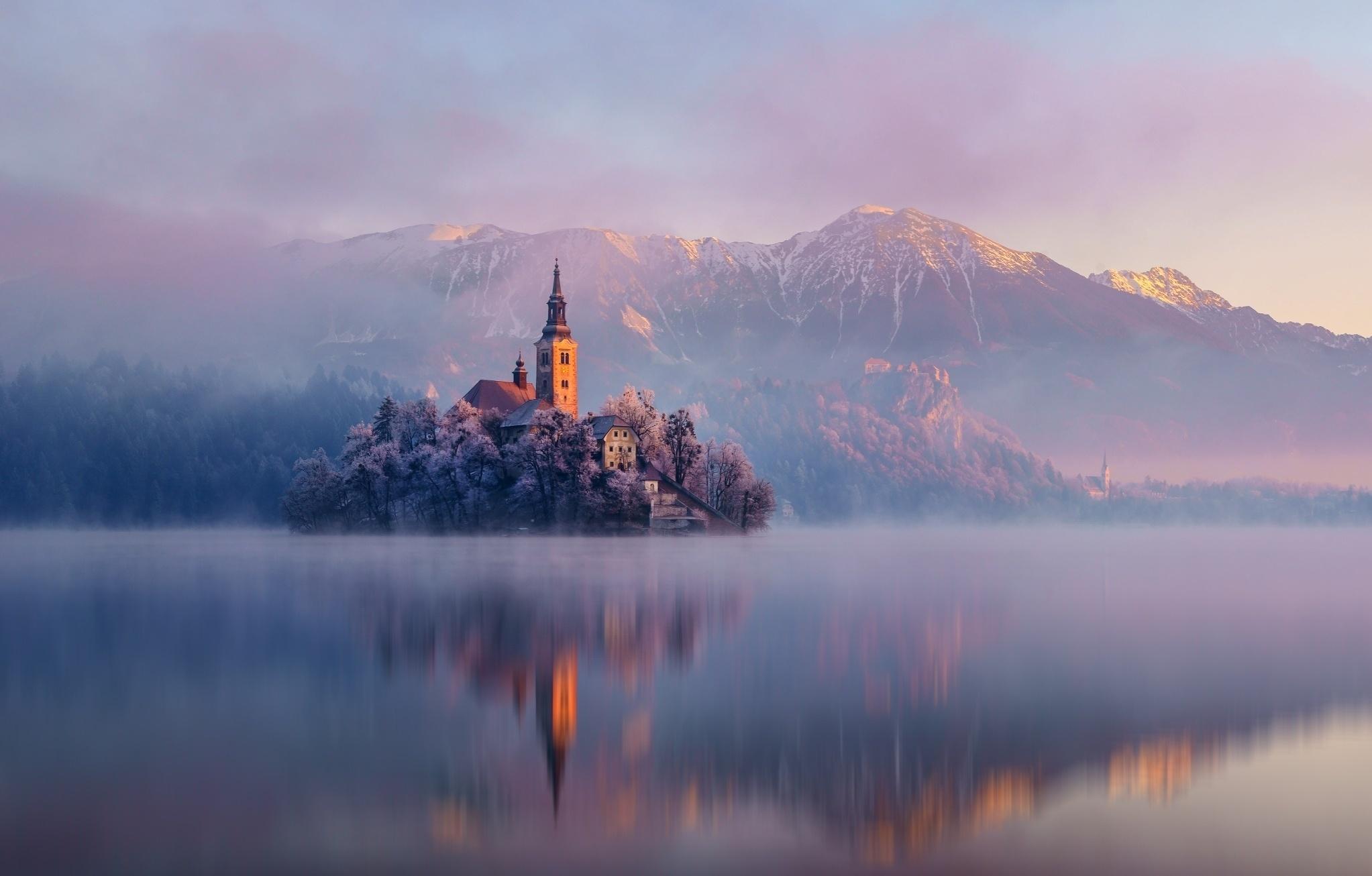 Wallpaper. Beautiful picture. photo. picture. bled lake