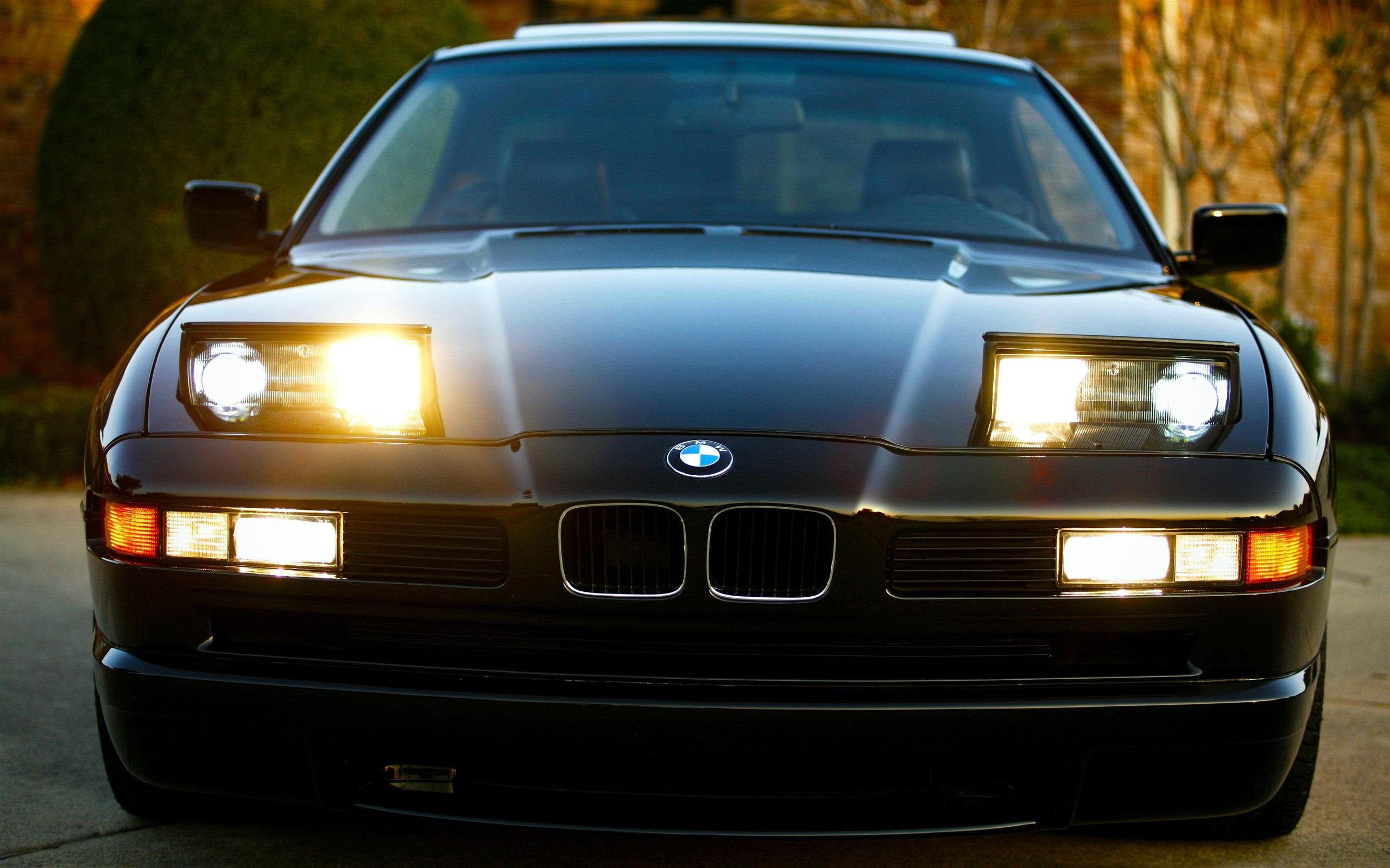 Wallpaper BMW 8 Series E31 car front view, lights 2560x1600